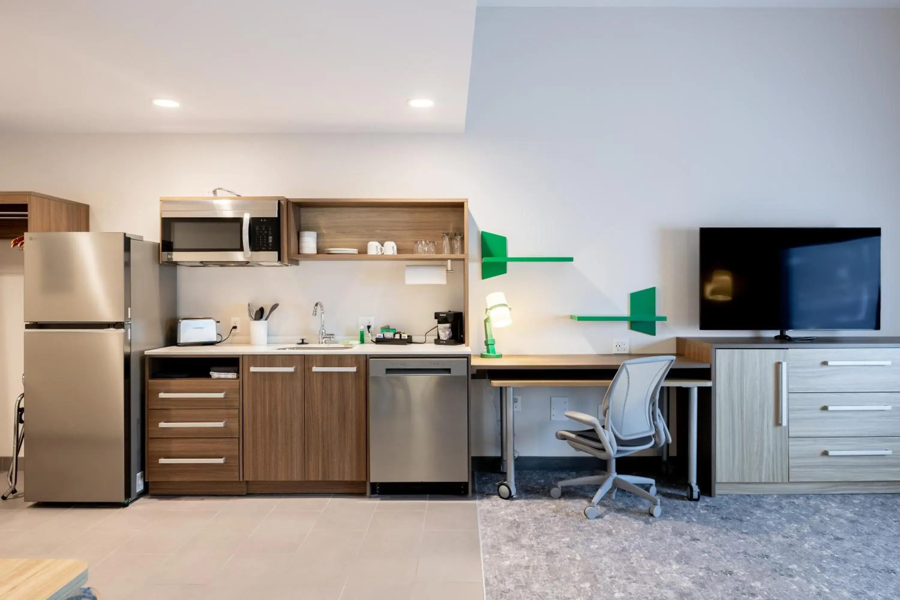 One-Bedroom King Suite in Home2 Suites By Hilton Kalamazoo Southeast One-Bedroom King Suite in Home2 Suites By Hilton Kalamazoo Southeast