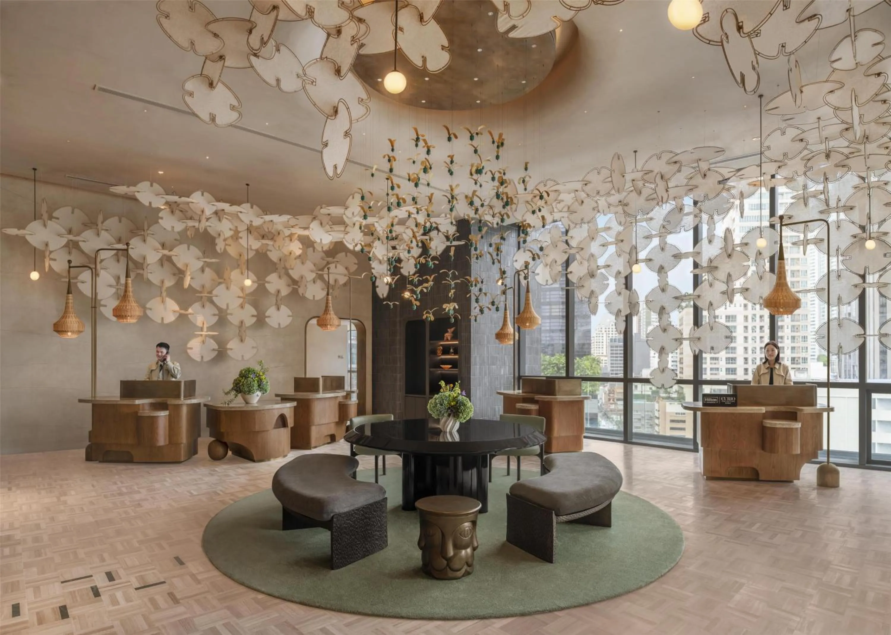 Lobby or reception in Kromo Bangkok, Curio Collection By Hilton