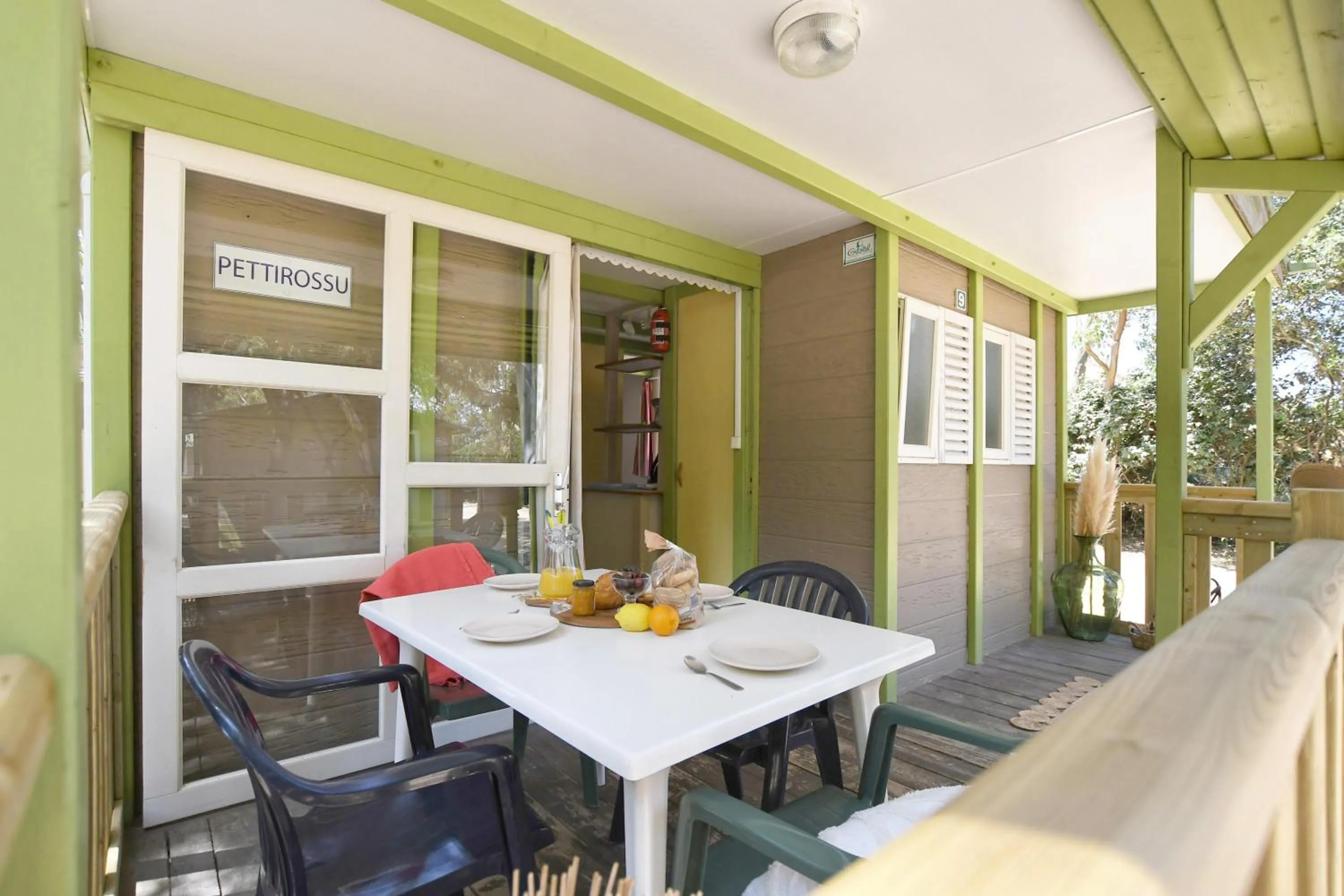 Patio in Camping Bella Vista