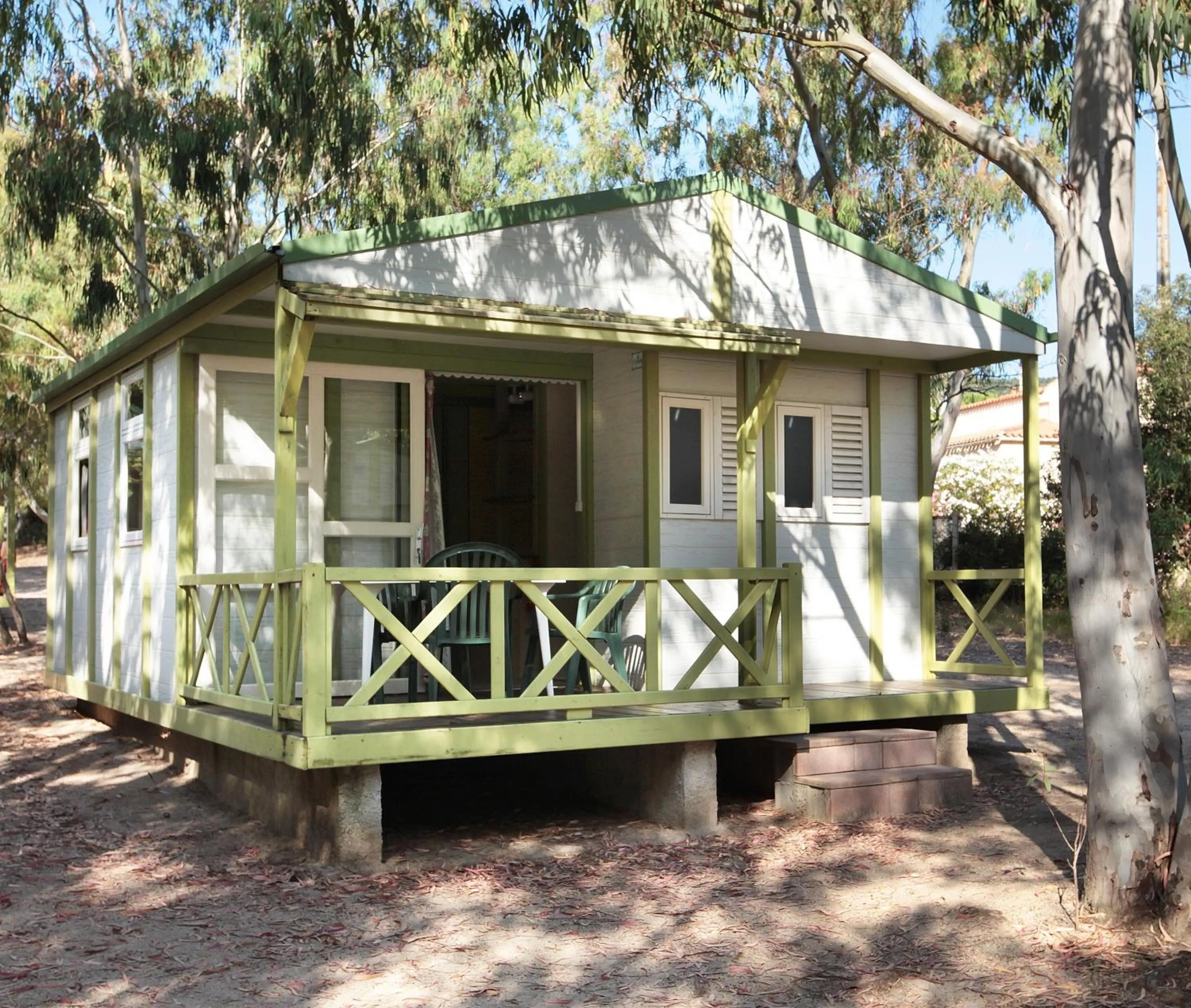 Chalet Licciola (3 Adults, bed linen included) in Camping Bella Vista