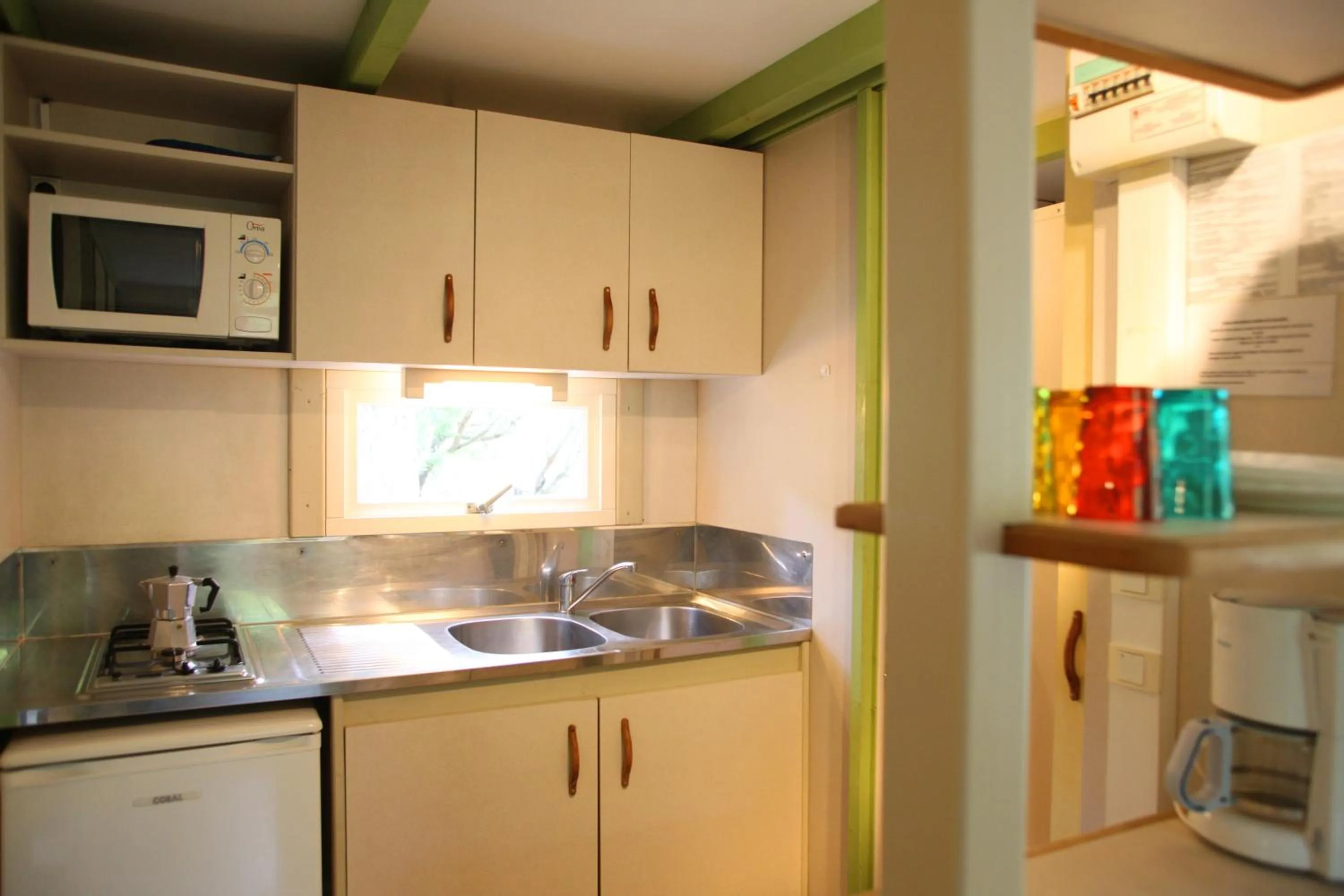 Kitchen or kitchenette in Camping Bella Vista