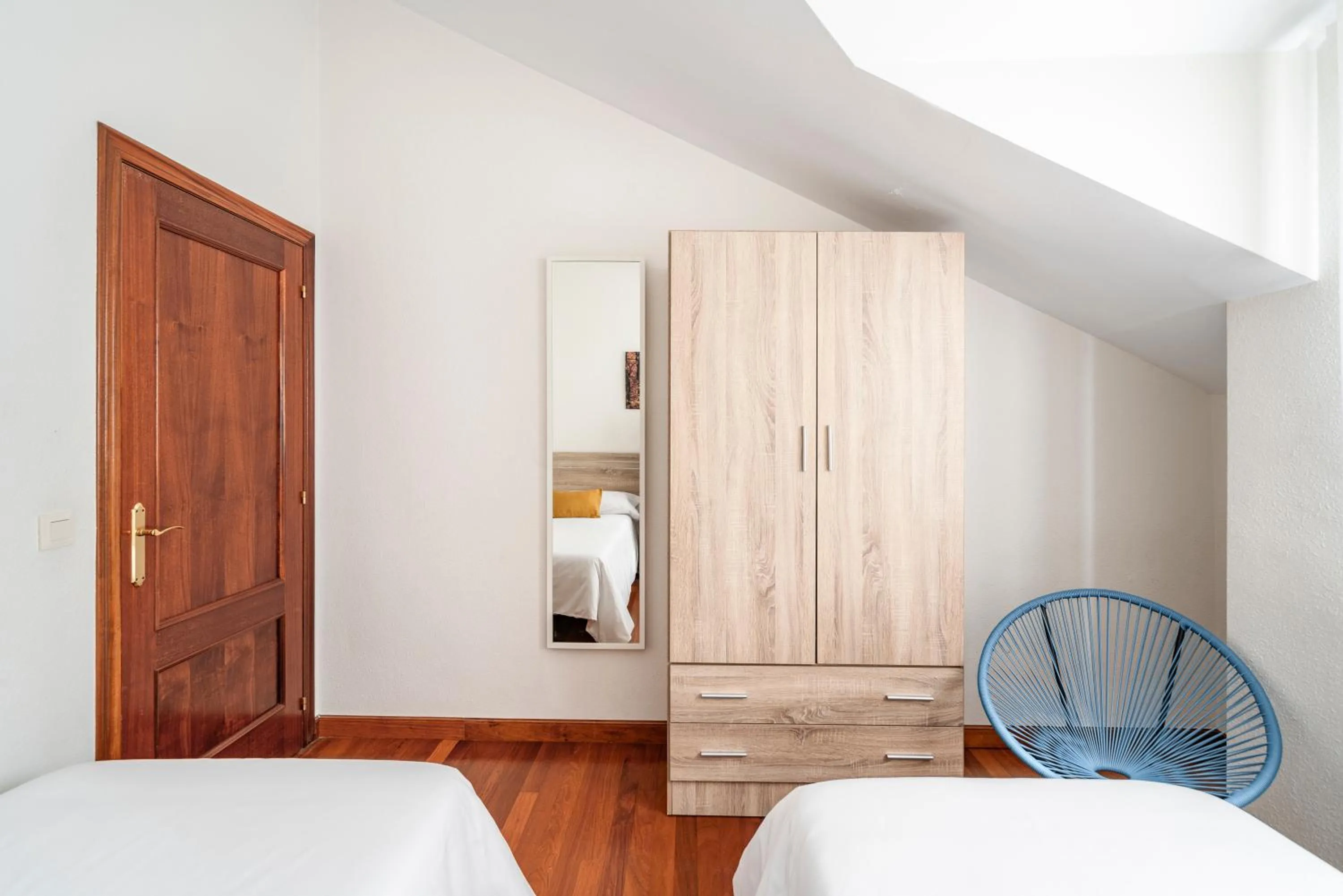 Bedroom, Bed in Apartamentos Alday