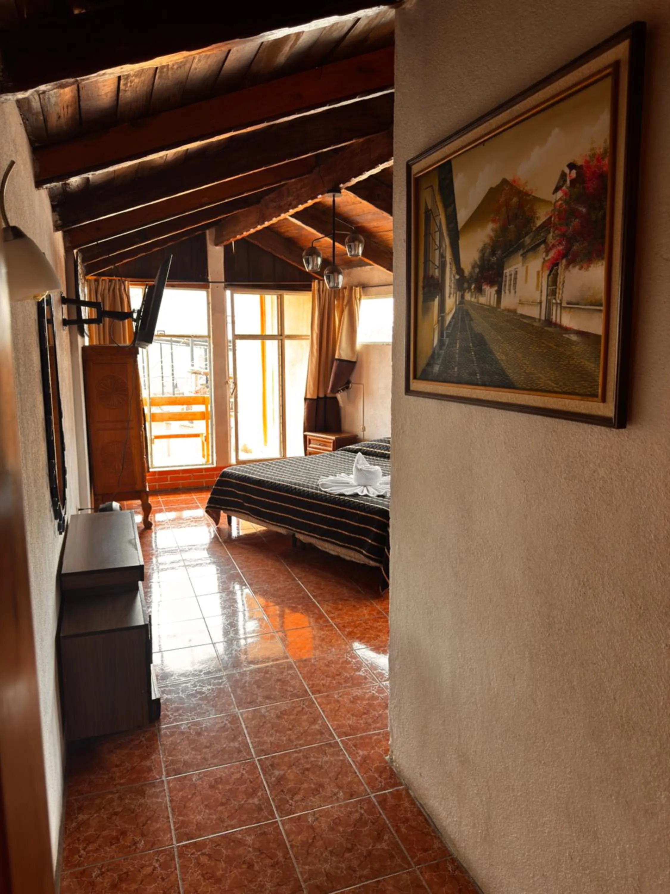 Bed in Hotel Hanna Resort