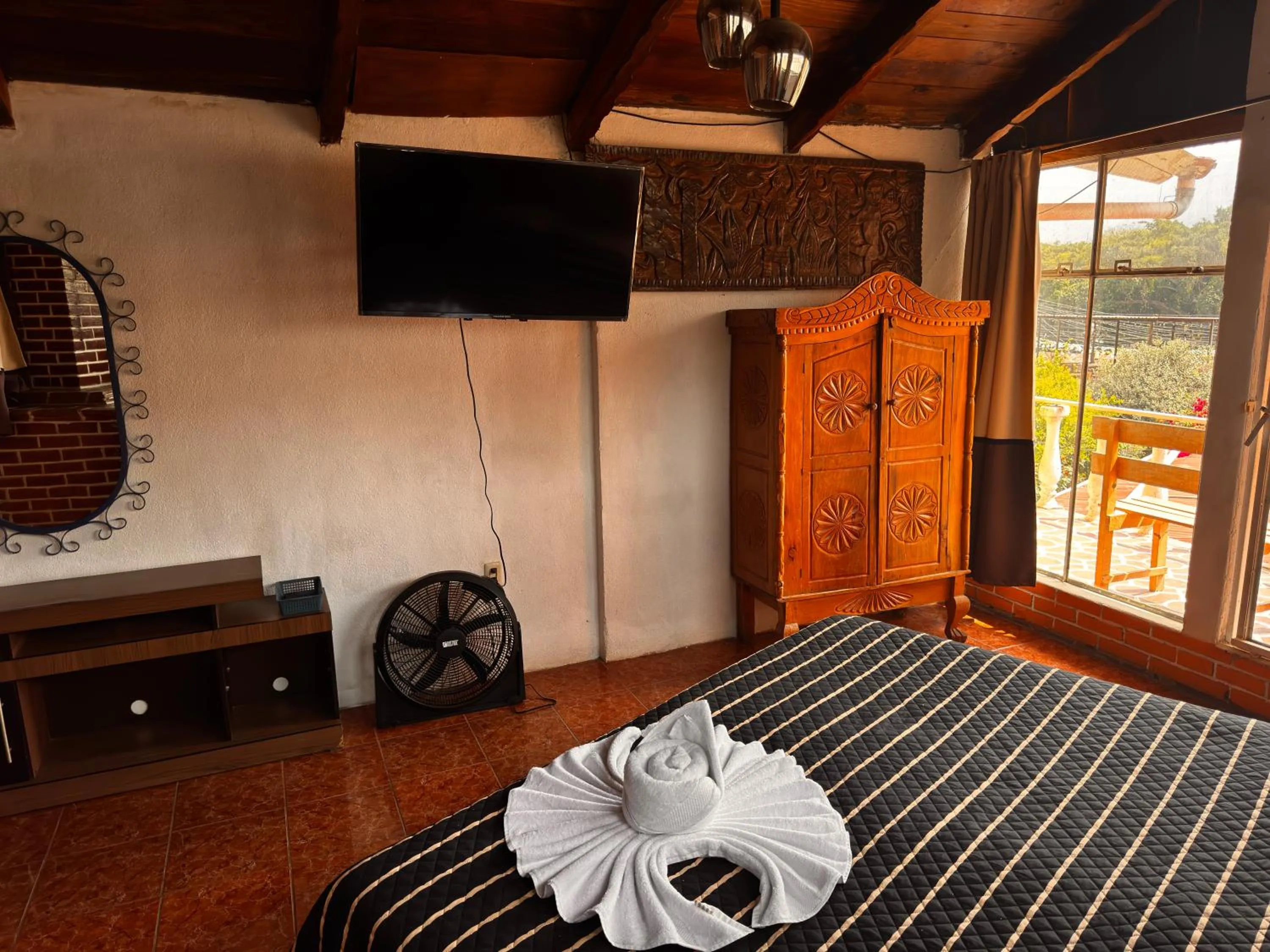 Bed in Hotel Hanna Resort