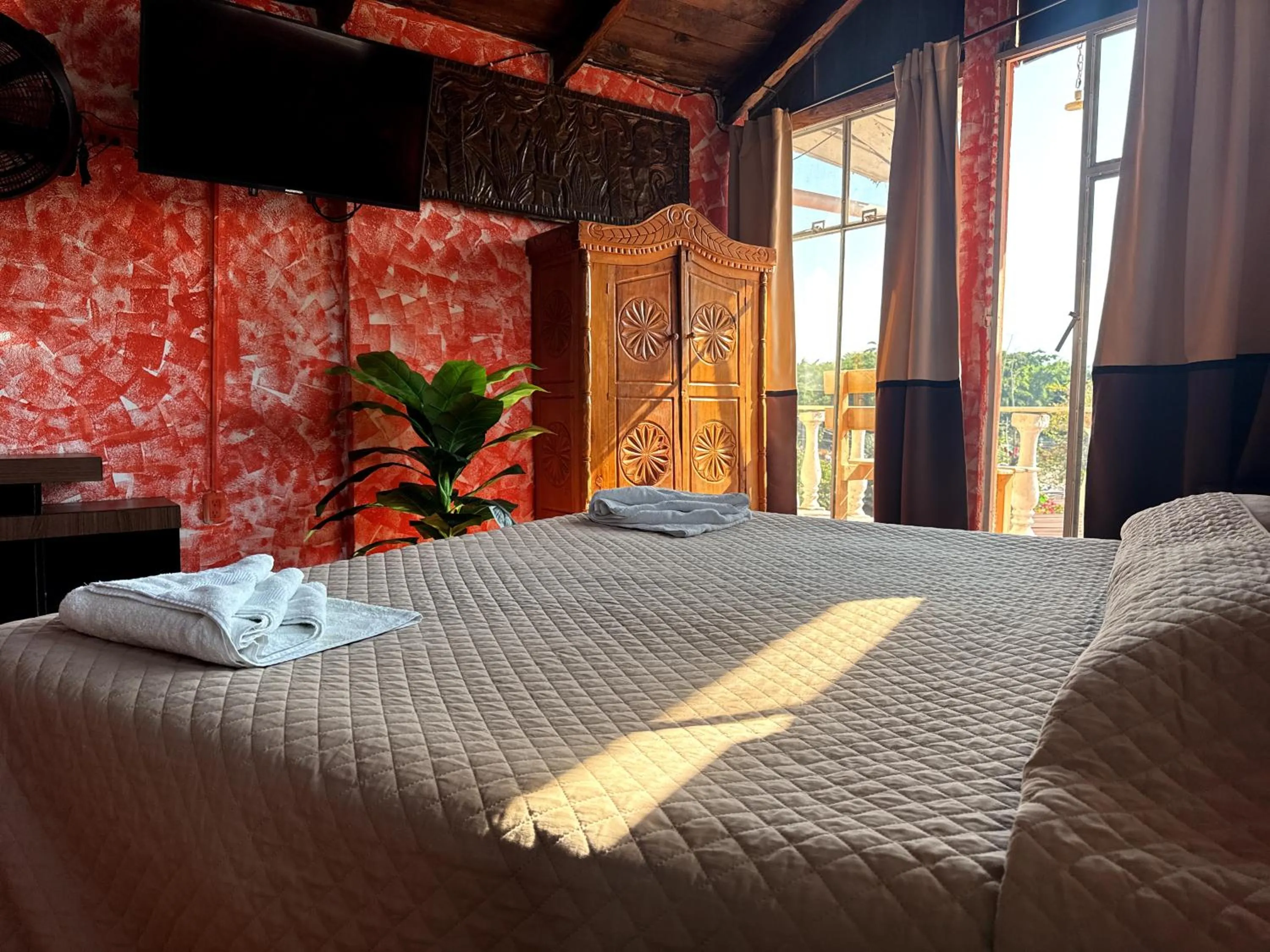 Bed in Hotel Hanna Resort