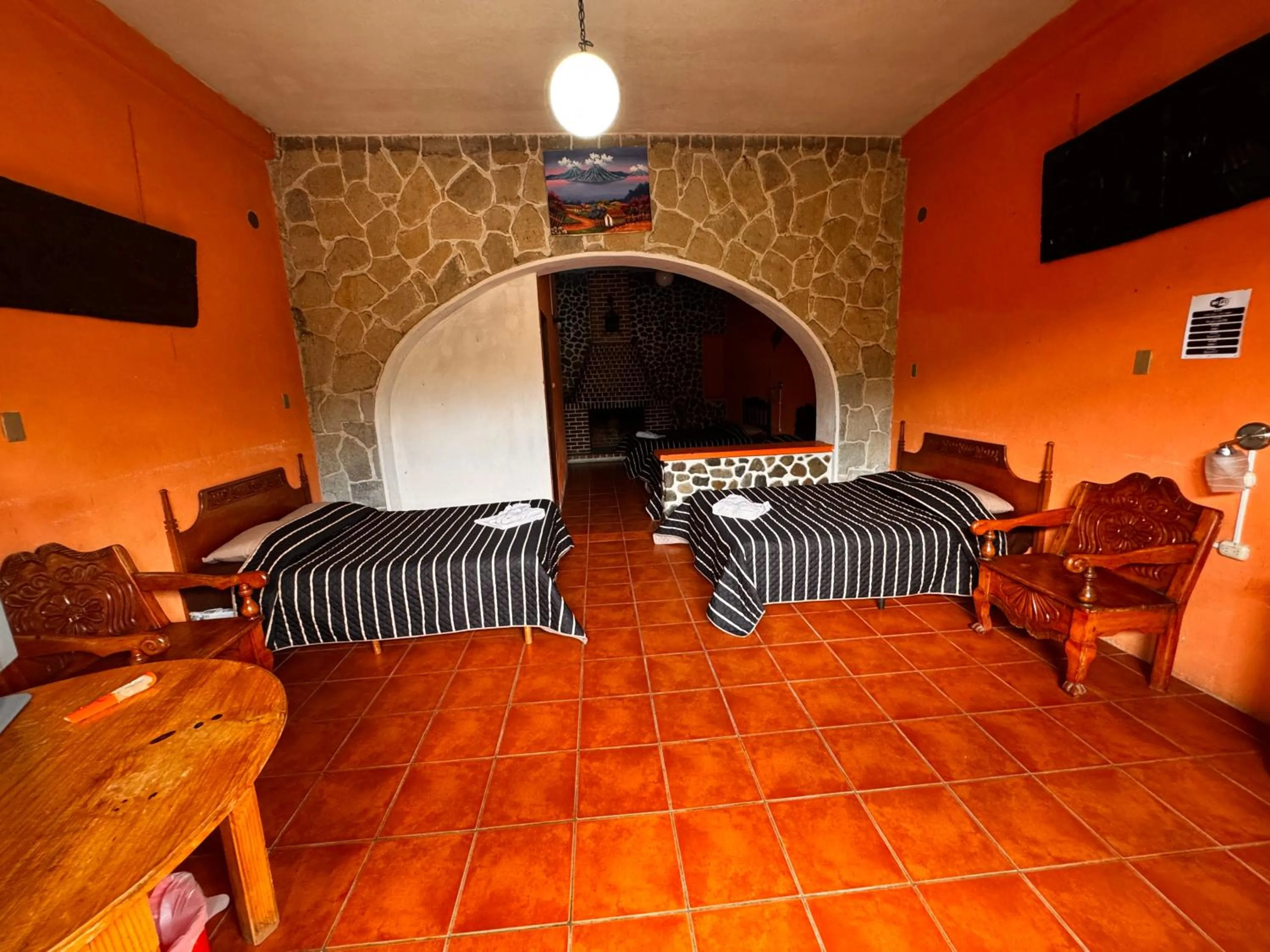 Bed in Hotel Hanna Resort