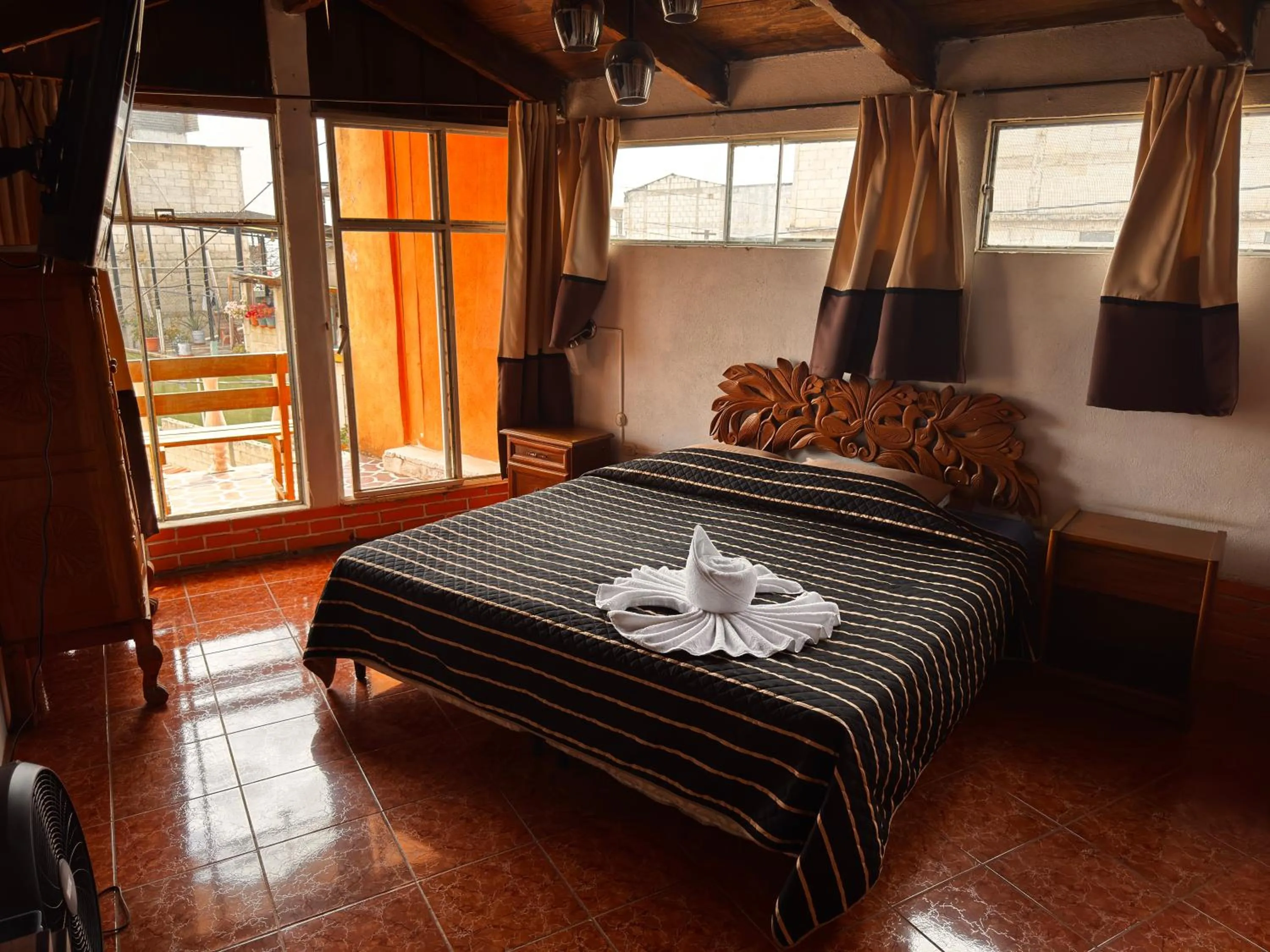 Bed in Hotel Hanna Resort