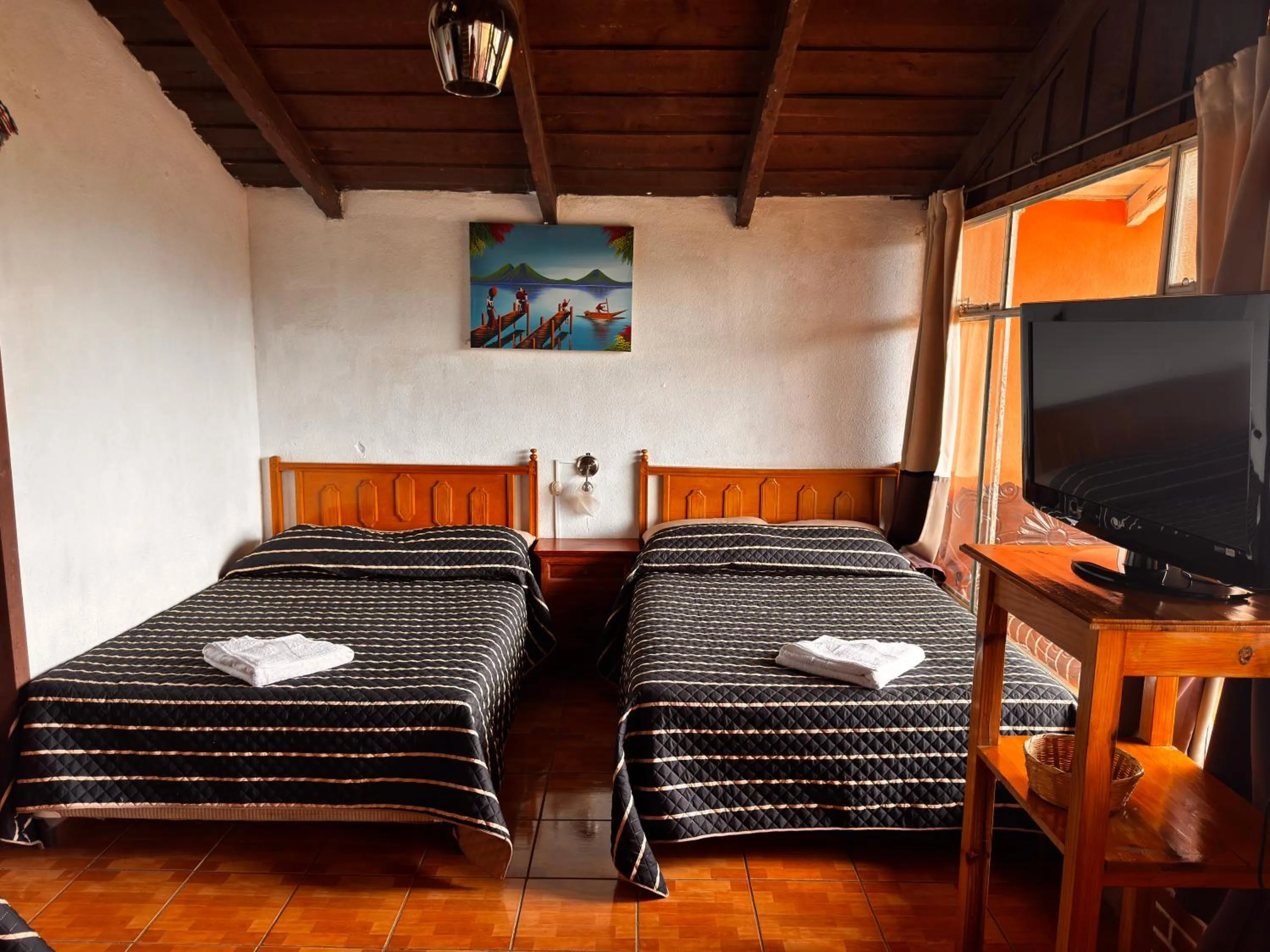 Bed in Hotel Hanna Resort