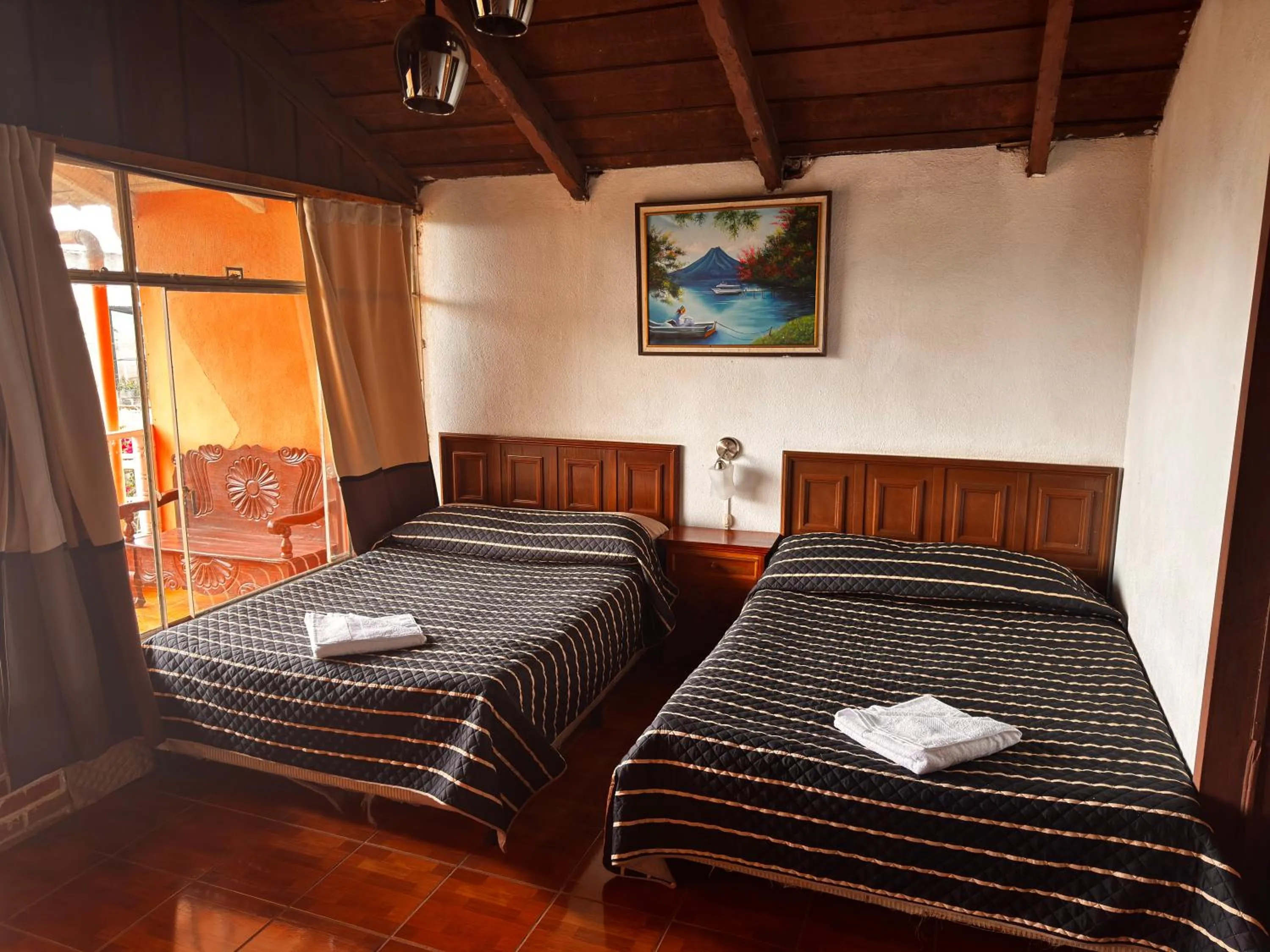 Bed in Hotel Hanna Resort