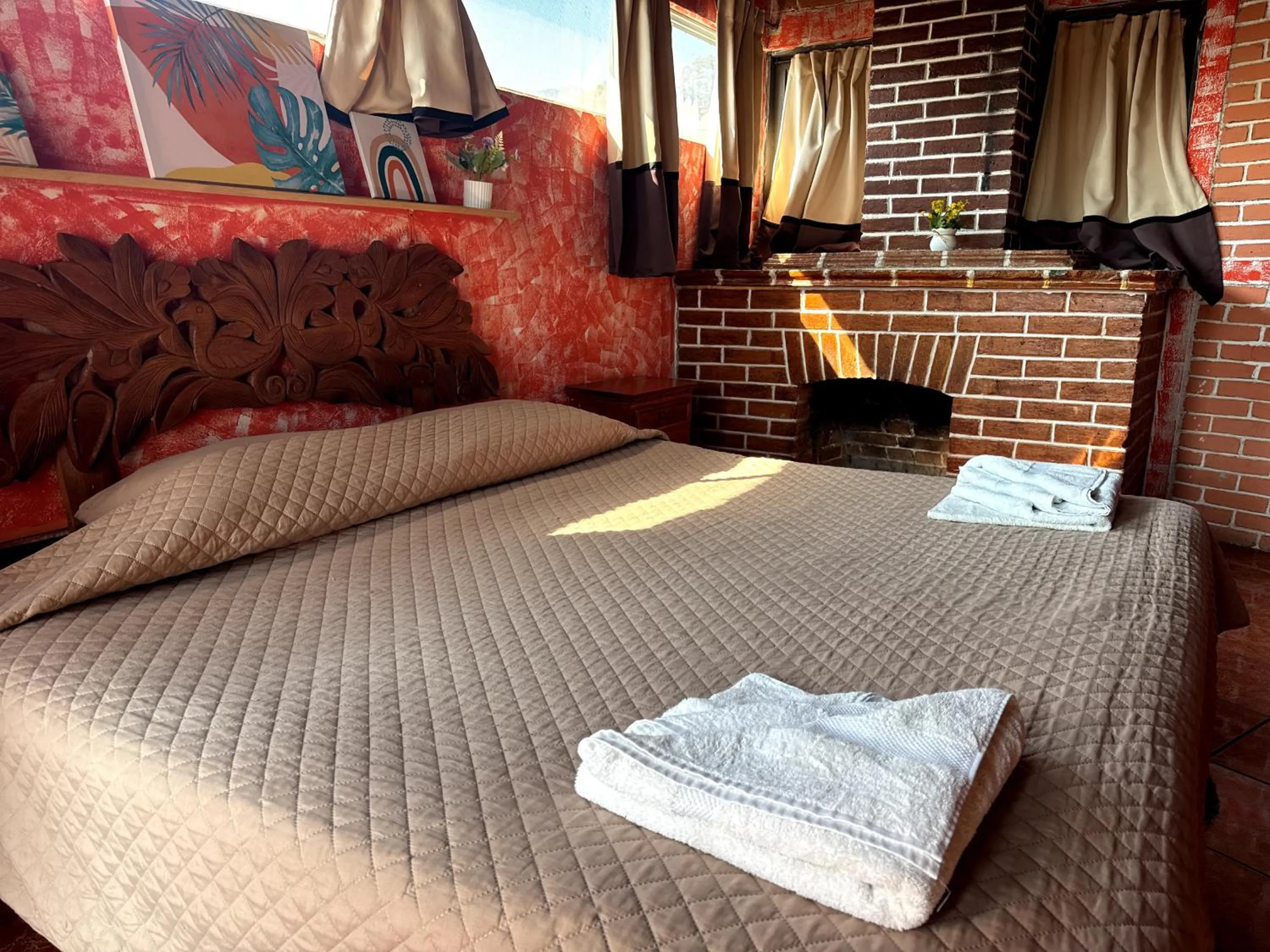 Bed in Hotel Hanna Resort