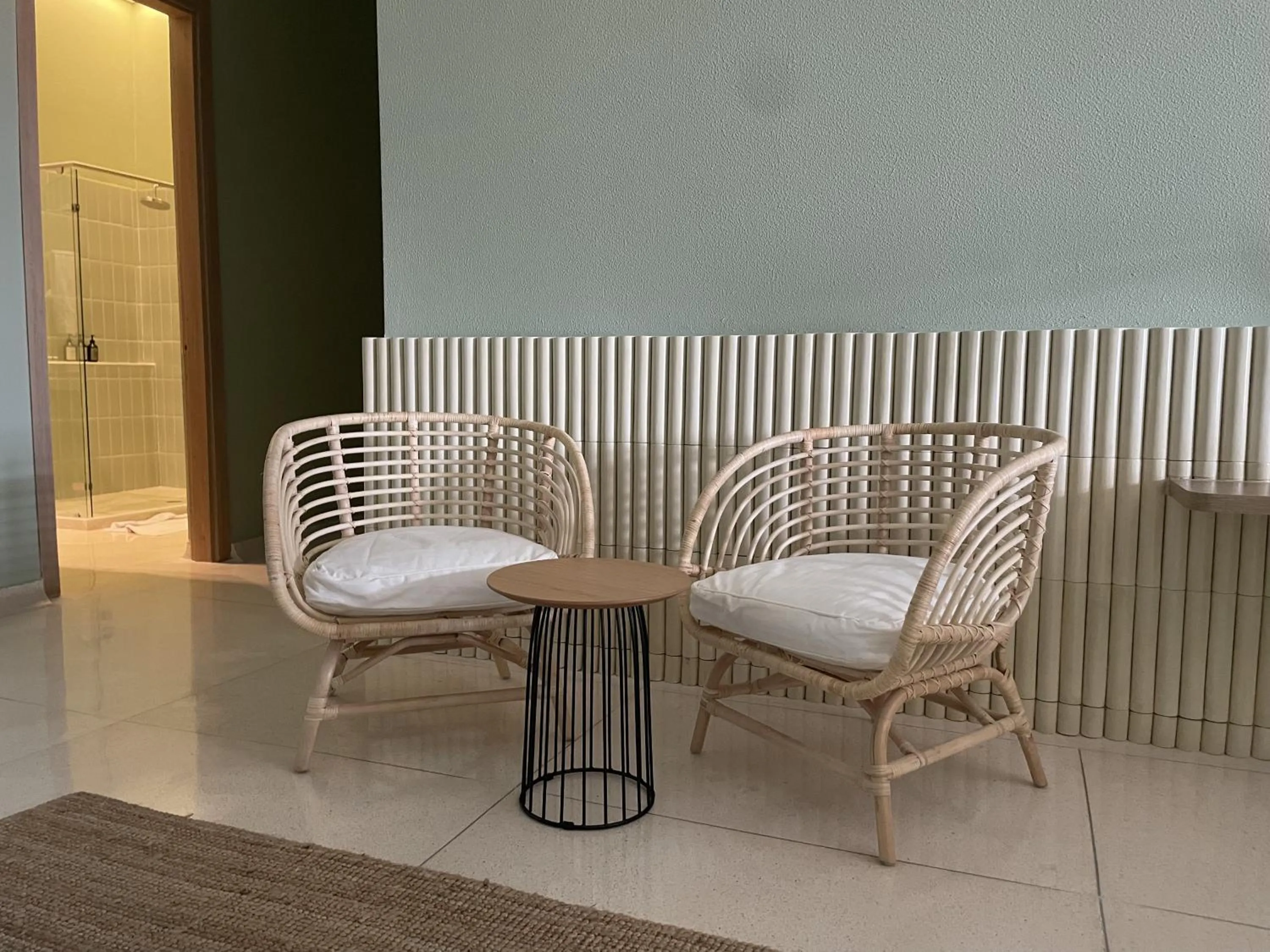 Seating area in Terrazas Hotel Boutique