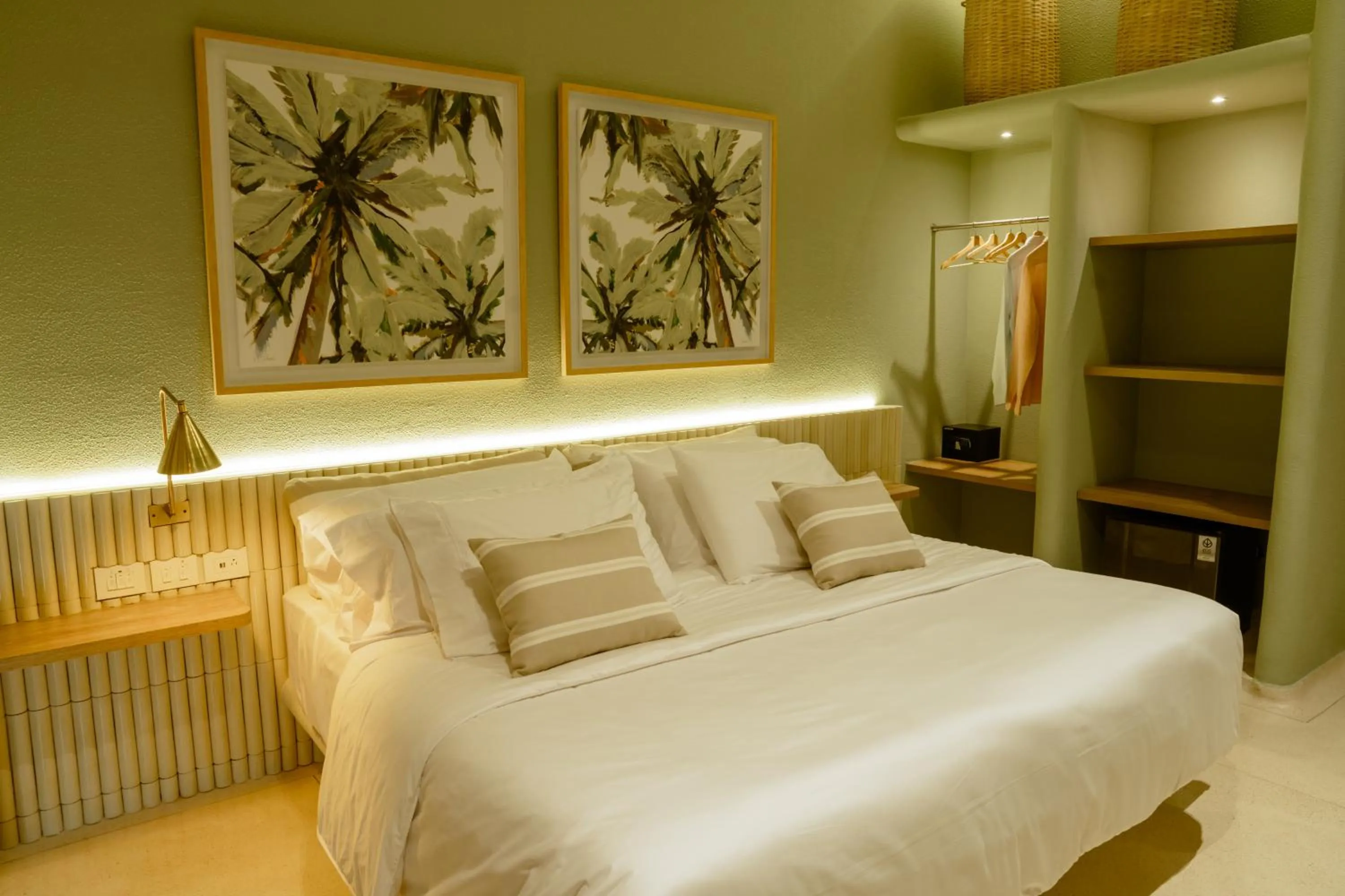 Bed in Terrazas Hotel Boutique