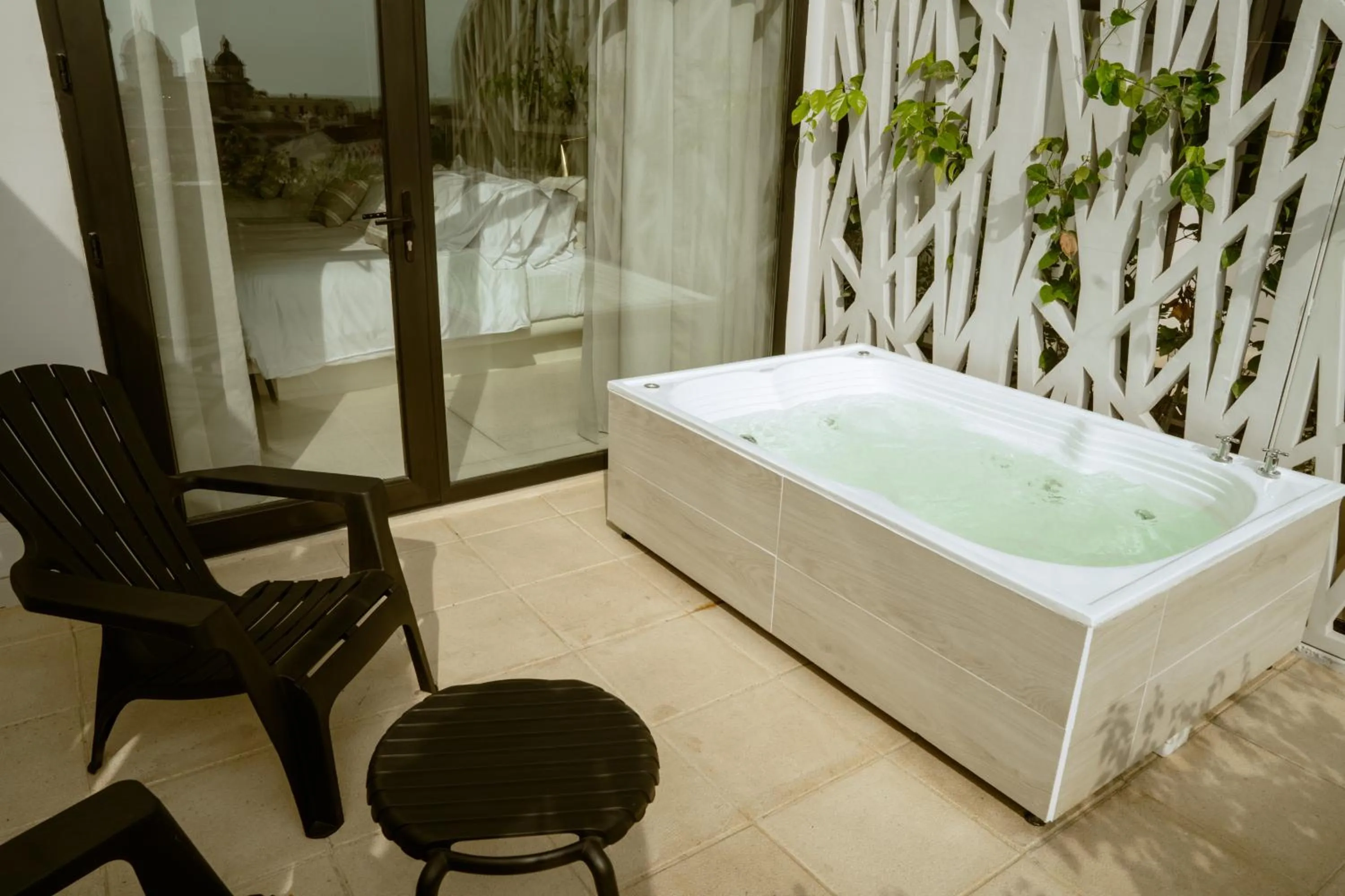 Hot Tub in Terrazas Hotel Boutique