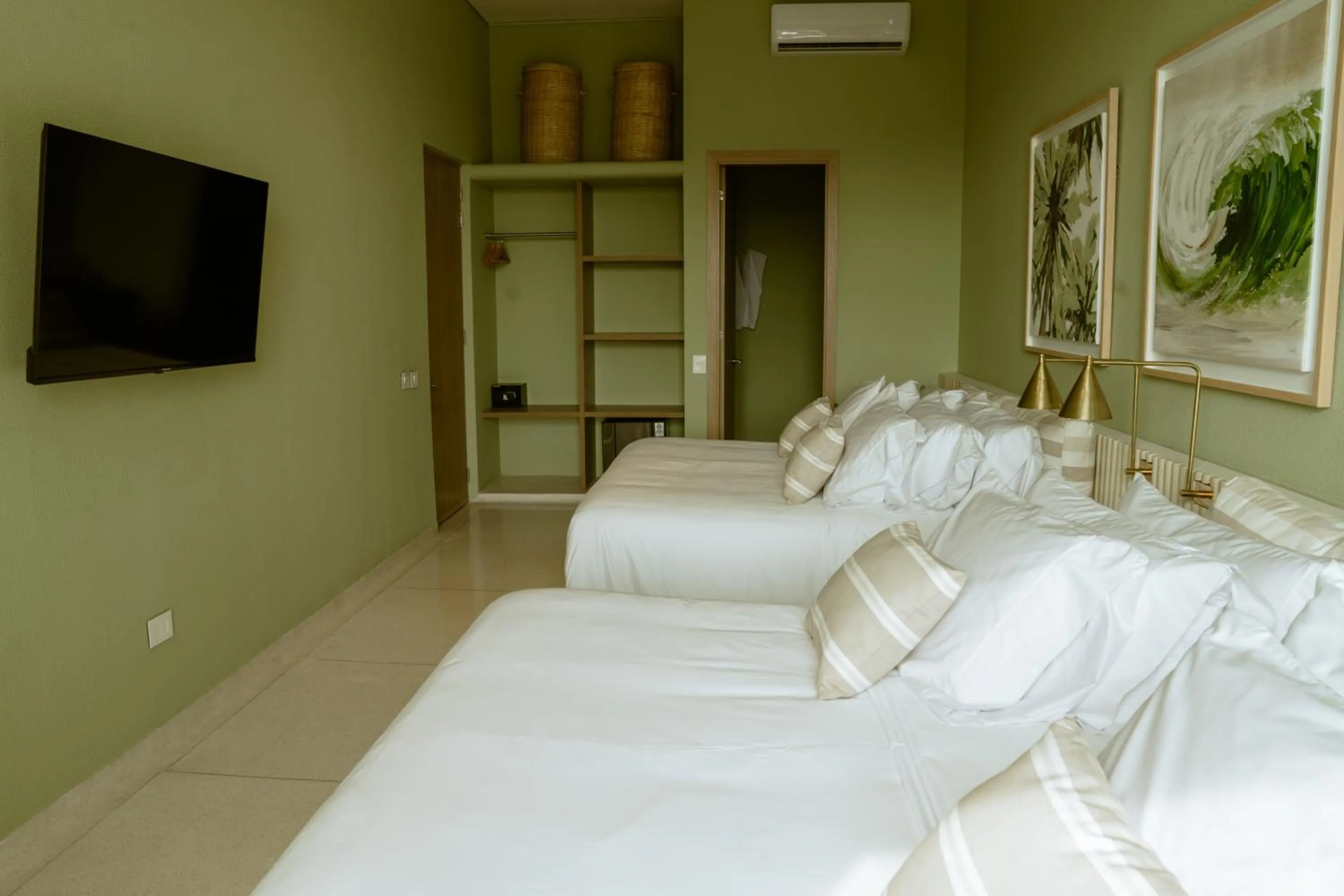 Bed in Terrazas Hotel Boutique