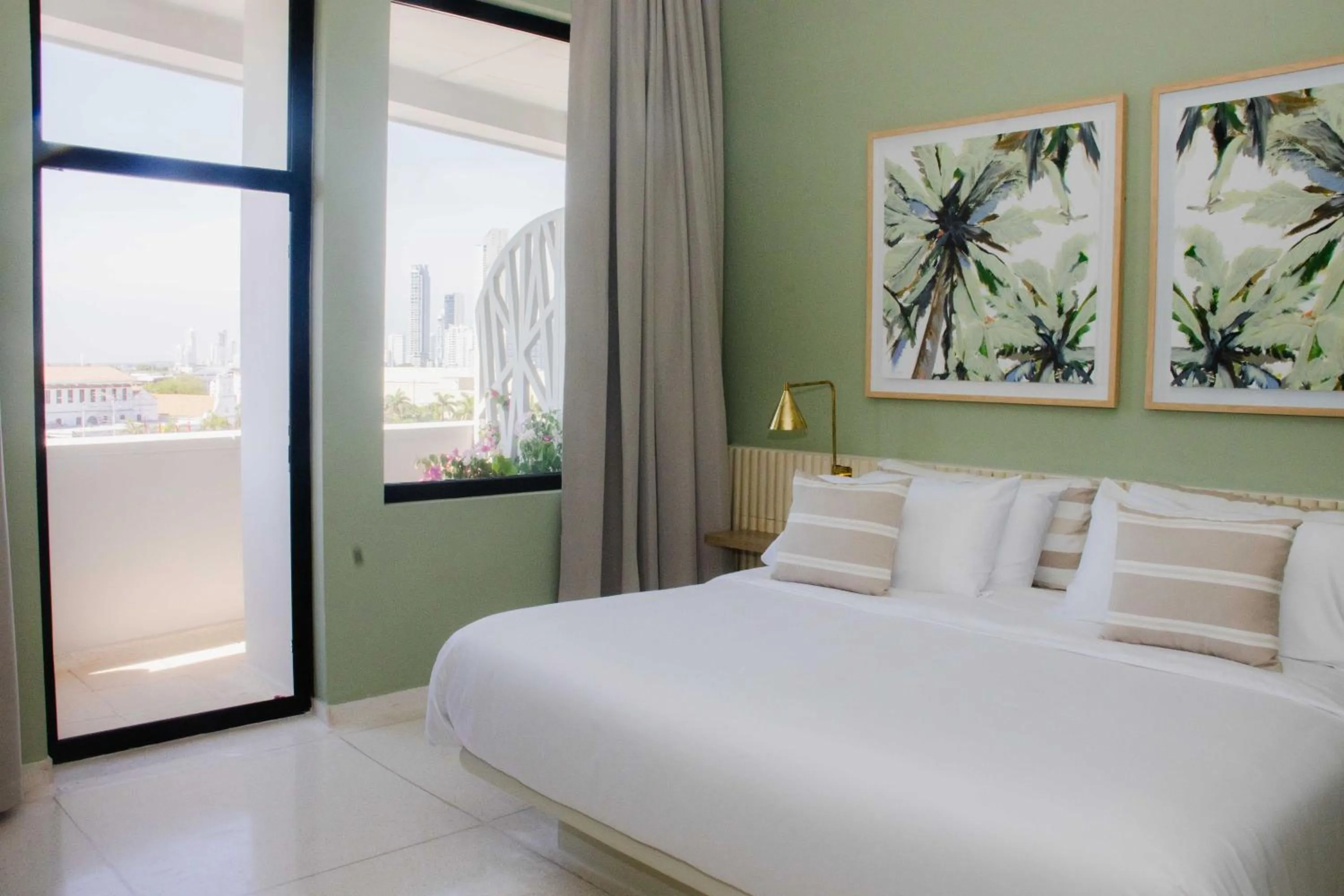 Bed in Terrazas Hotel Boutique