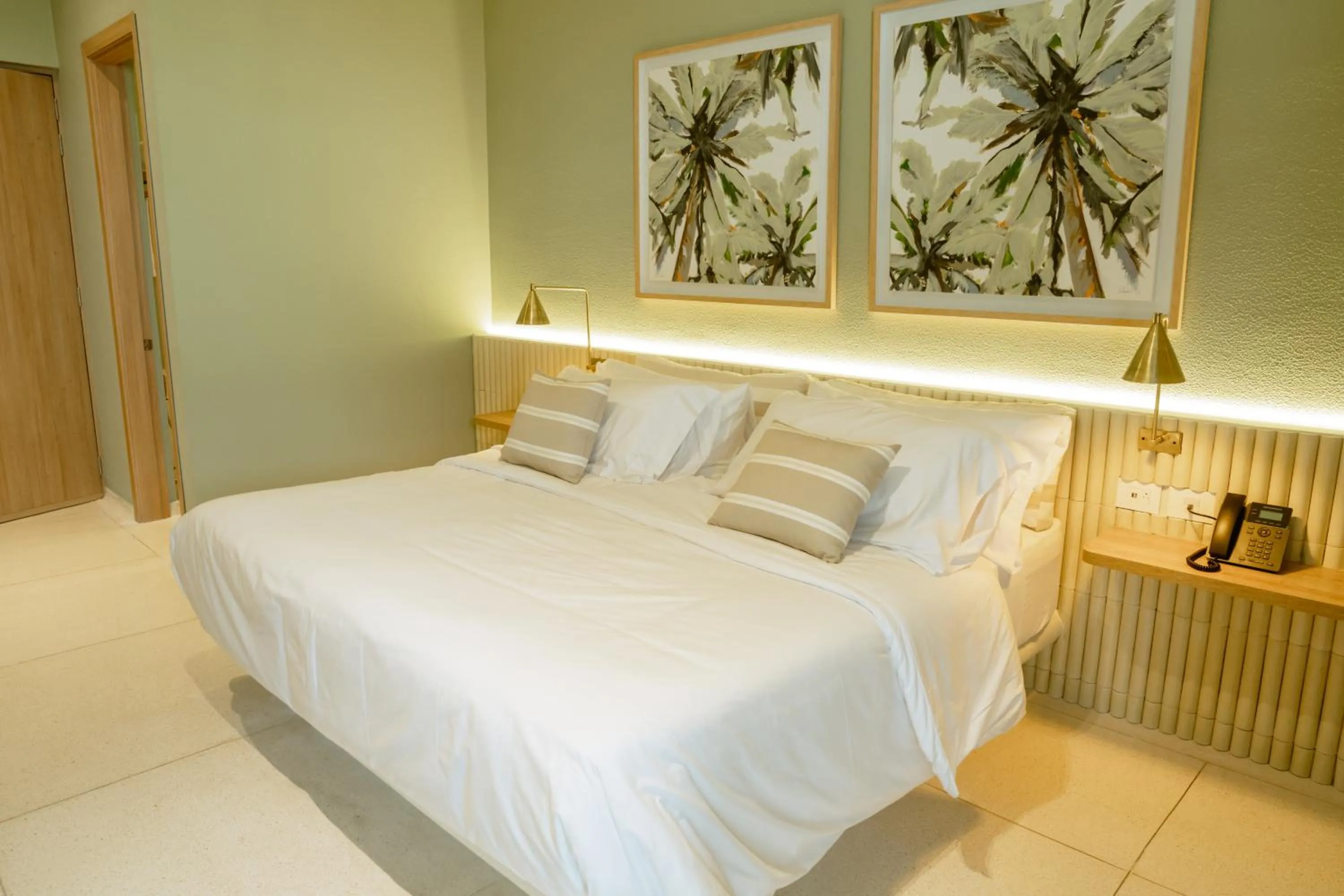 Bed in Terrazas Hotel Boutique