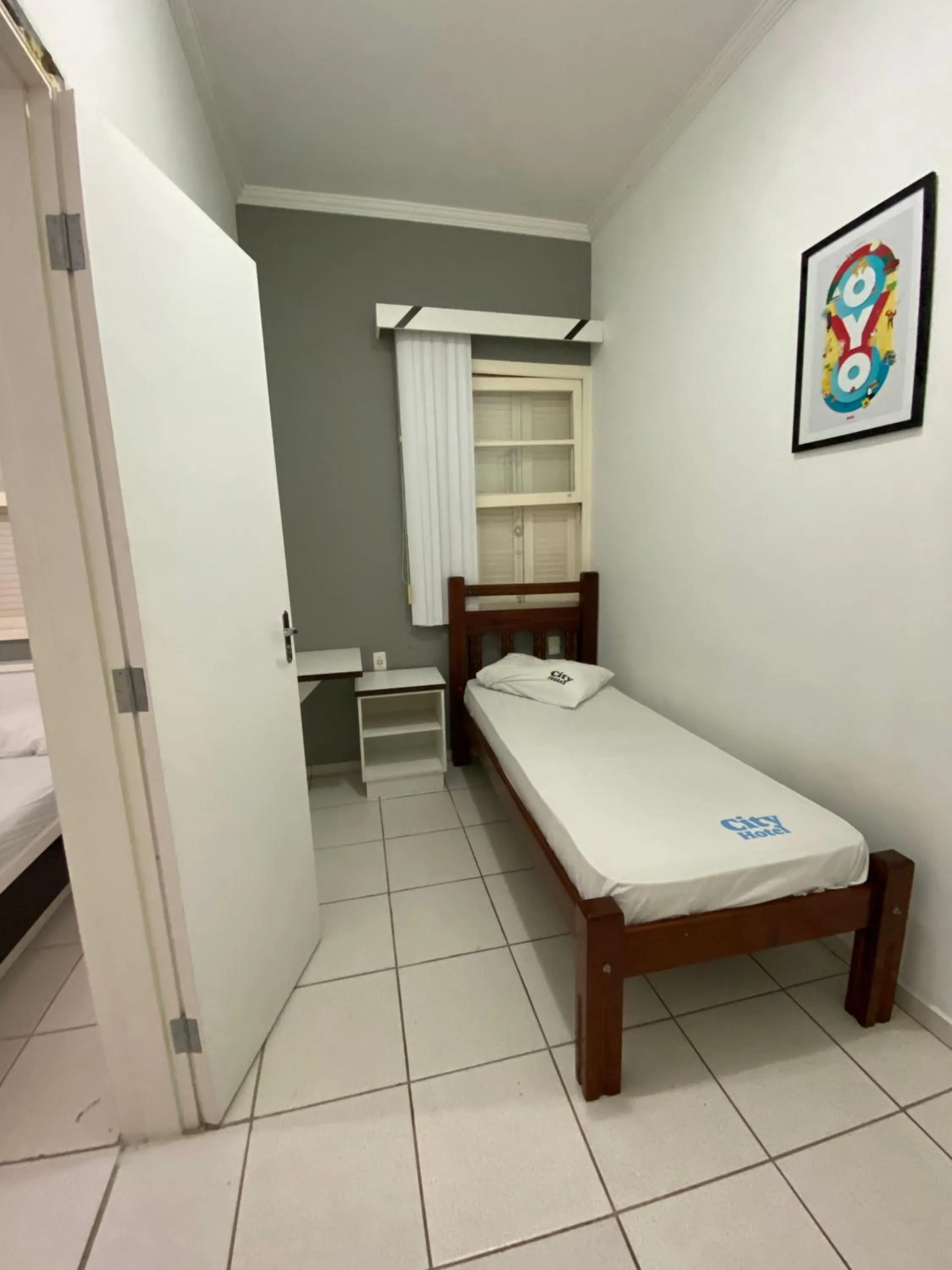 Bed in City Hotel, Curitiba