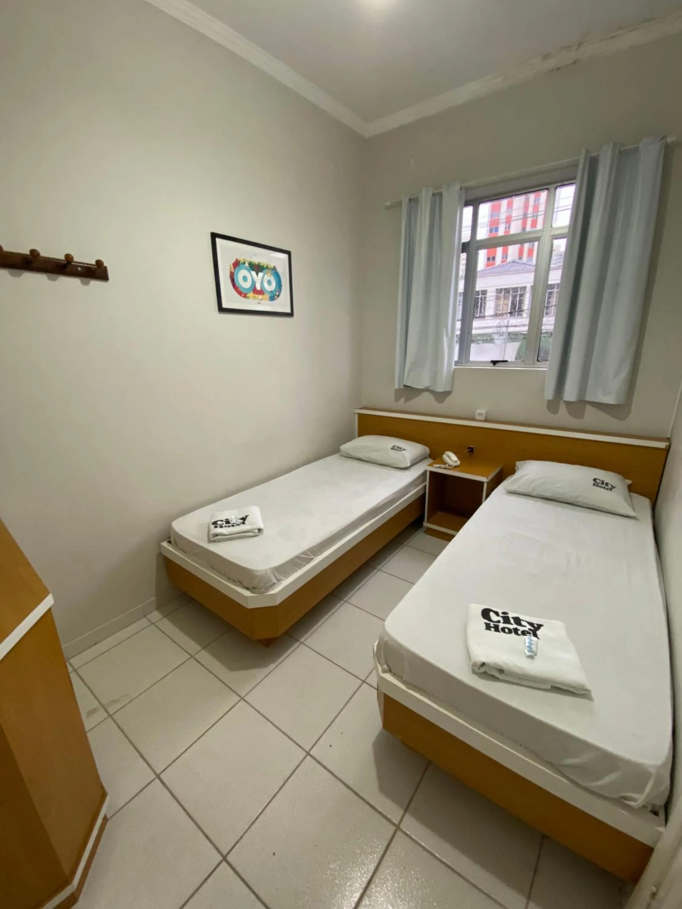 Bed in City Hotel, Curitiba