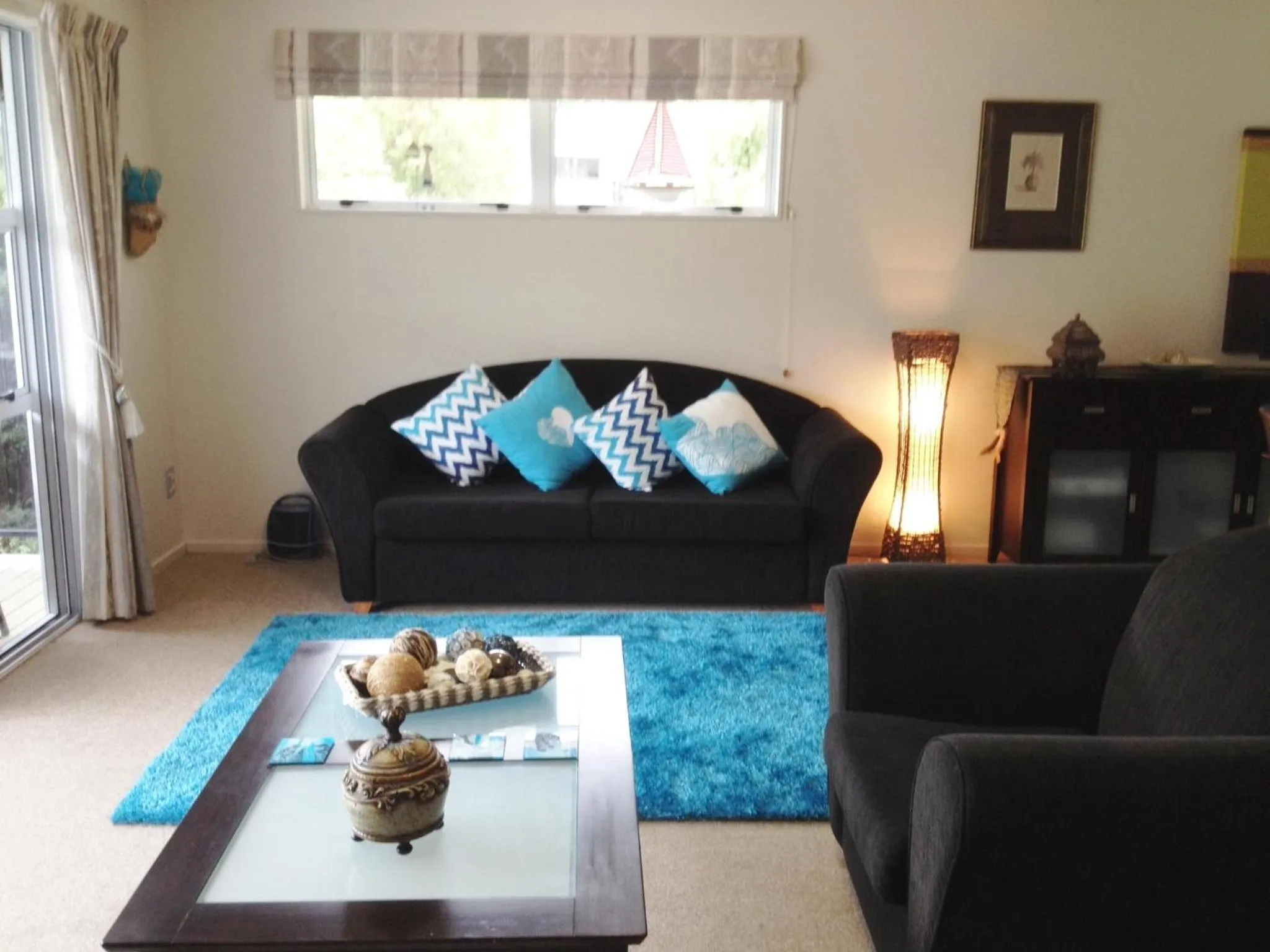 Living room in Te Mahia Bay Resort