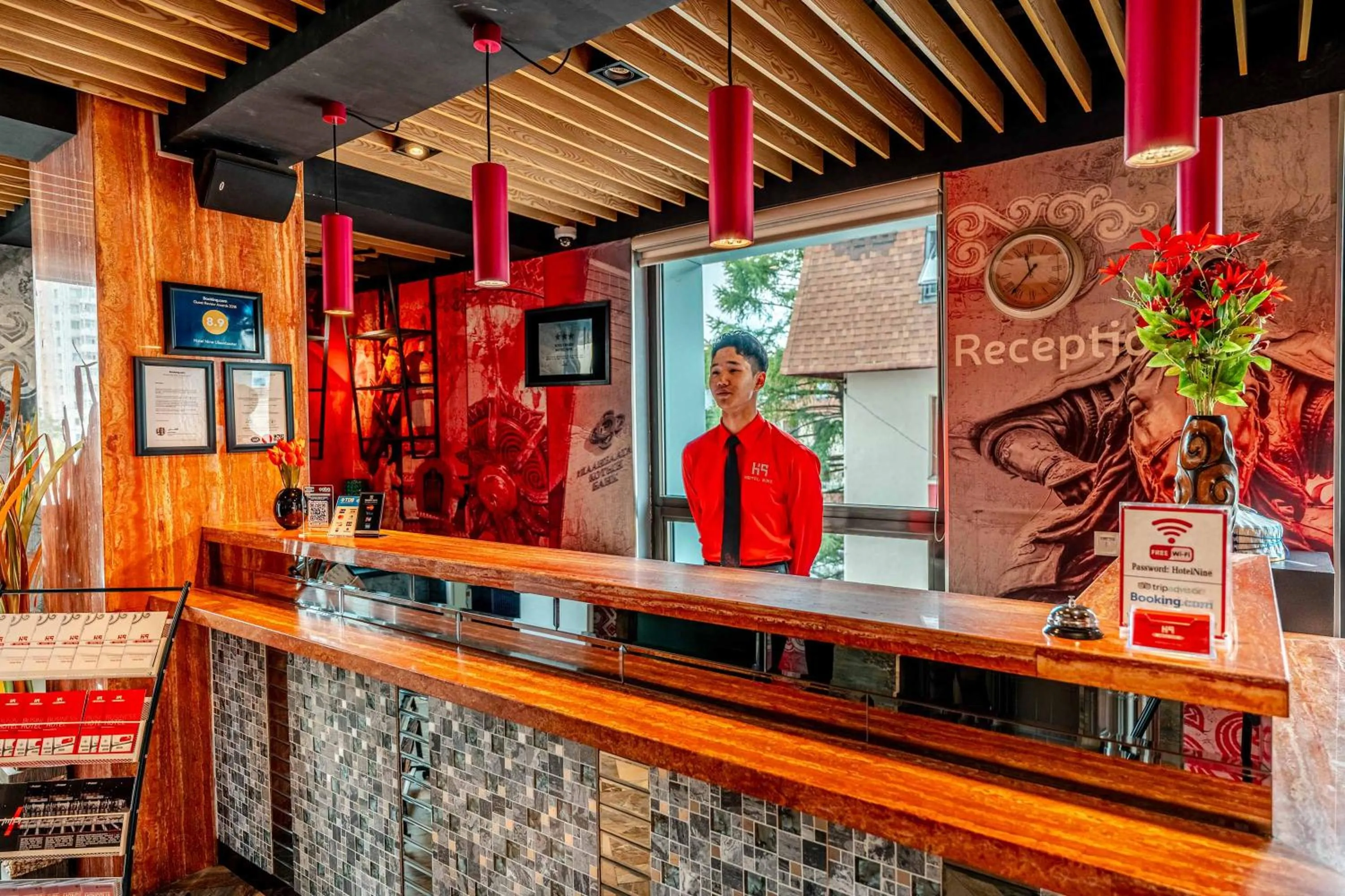 Lobby or reception in H9 Hotel Nine Ulaanbaatar