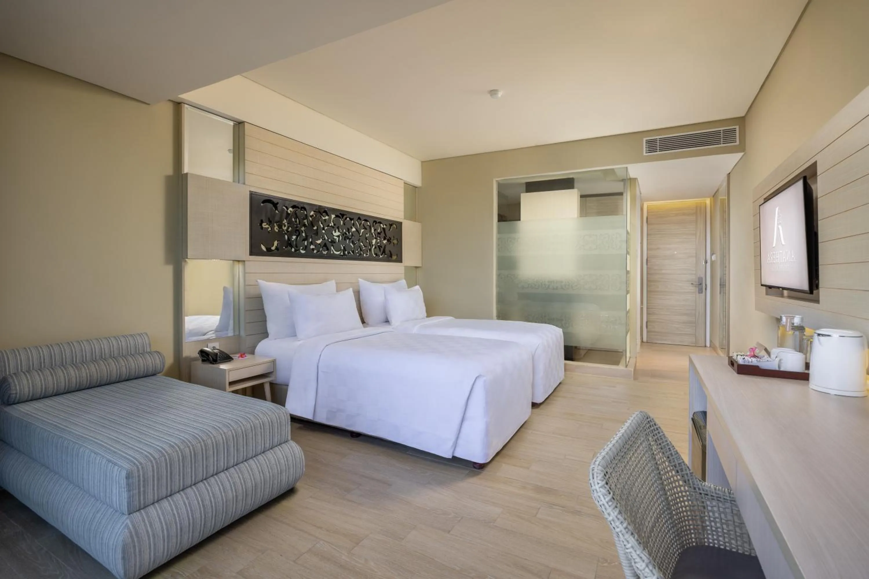 Bed in Anathera Resort Kuta