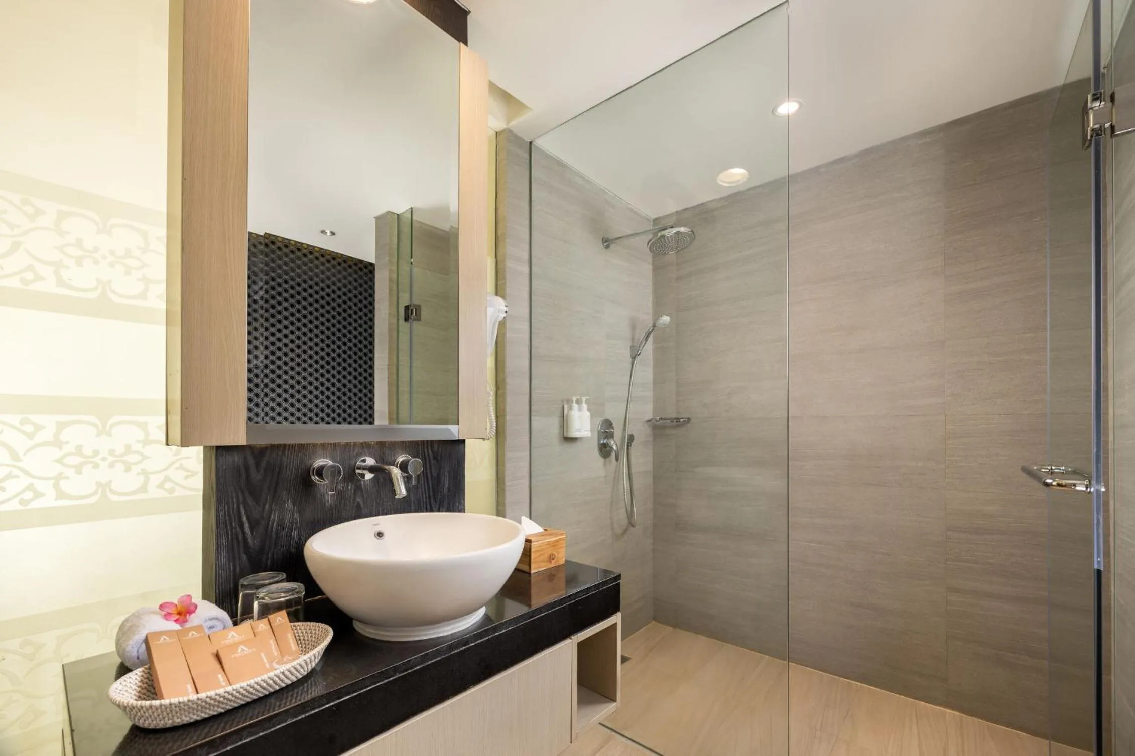 Shower in Anathera Resort Kuta