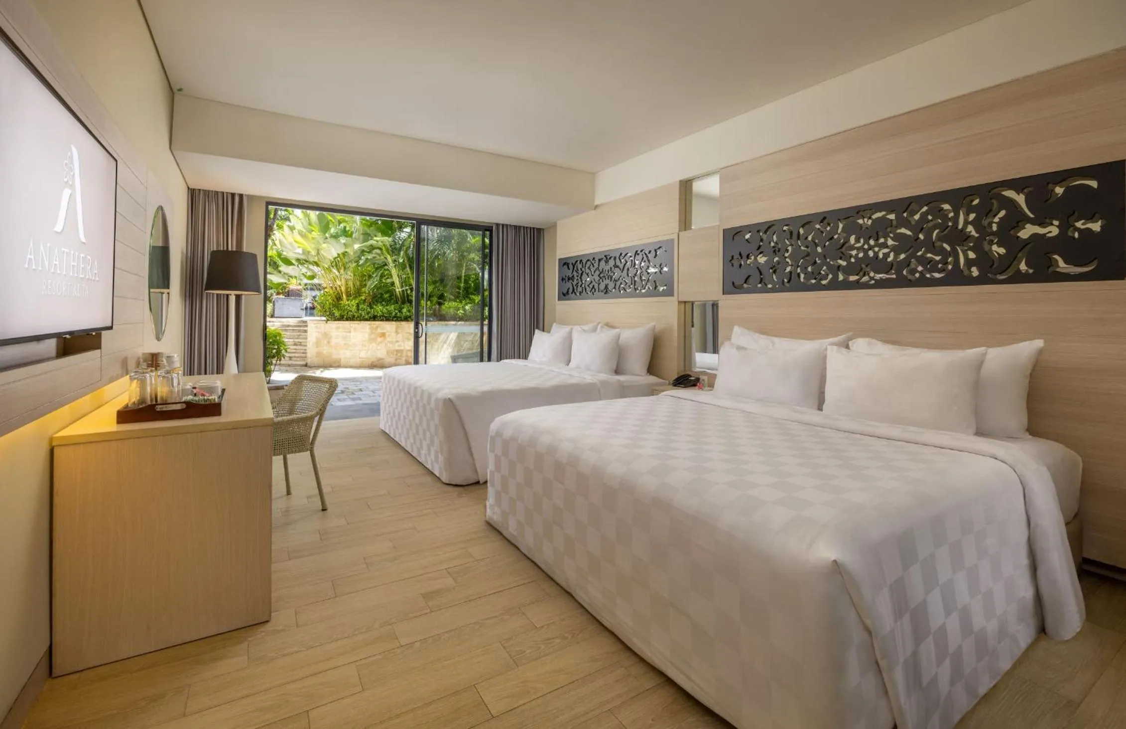 Bed in Anathera Resort Kuta