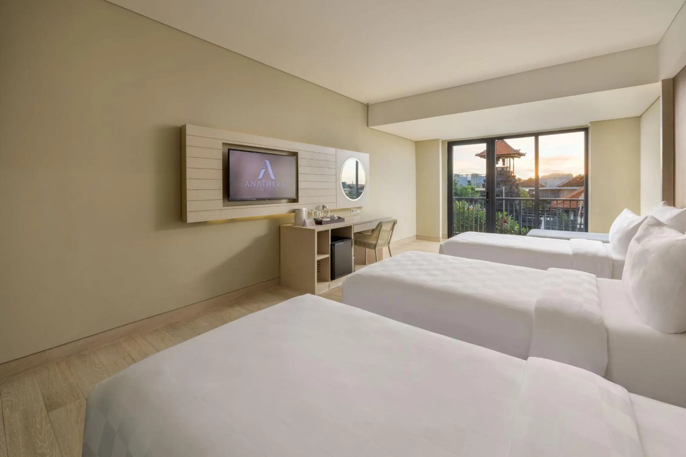 Bed in Anathera Resort Kuta