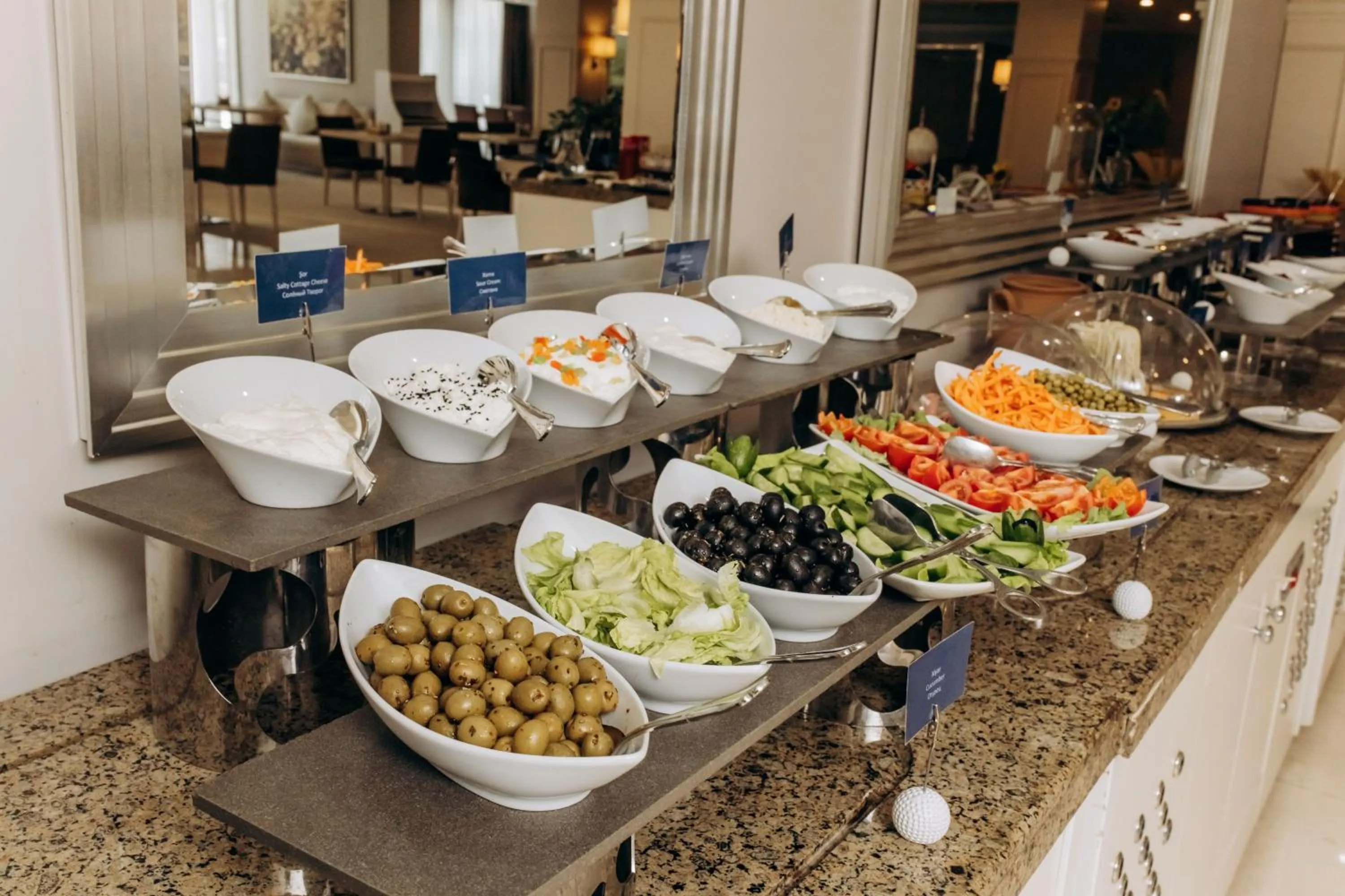 Buffet breakfast in Sahil Hotel Baku