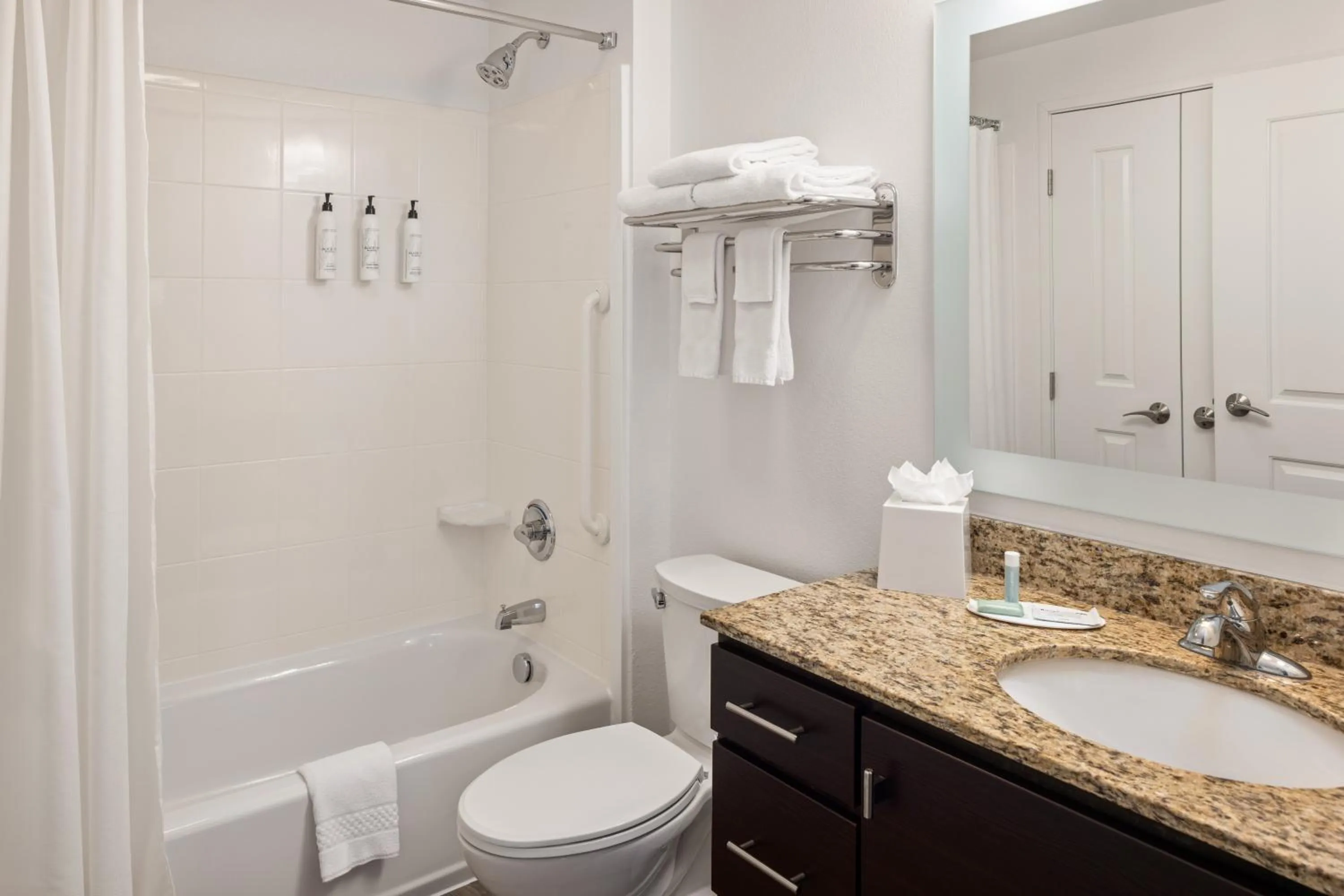 Bathroom in TownePlace Suites by Marriott Minneapolis near Mall of America