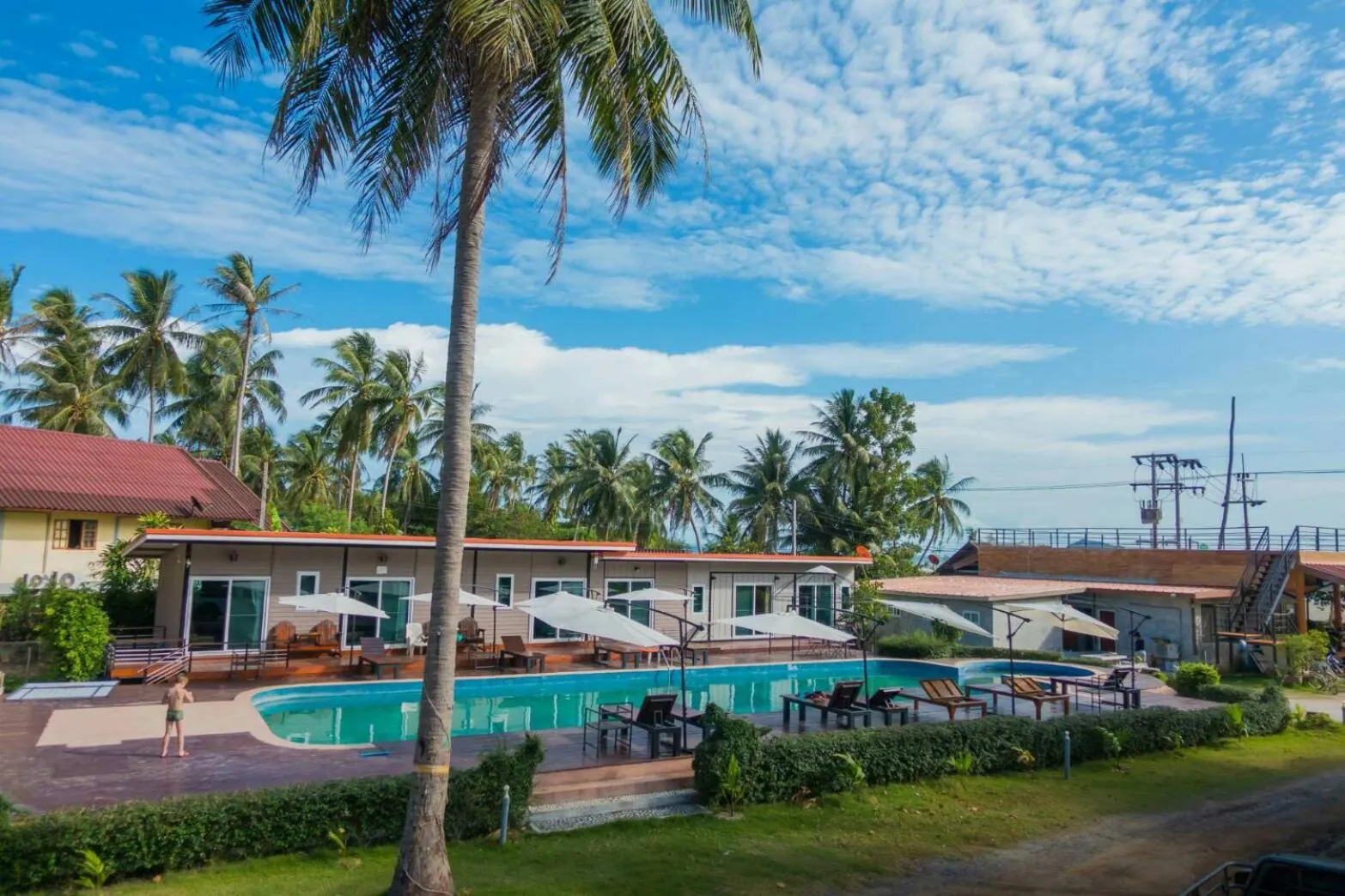 Garden view in The Ford SunSet Beach Resort
