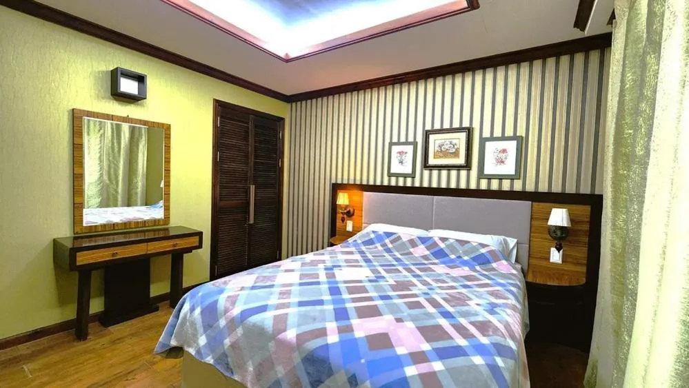 Bed in Pyeongchang Pension Dorothy