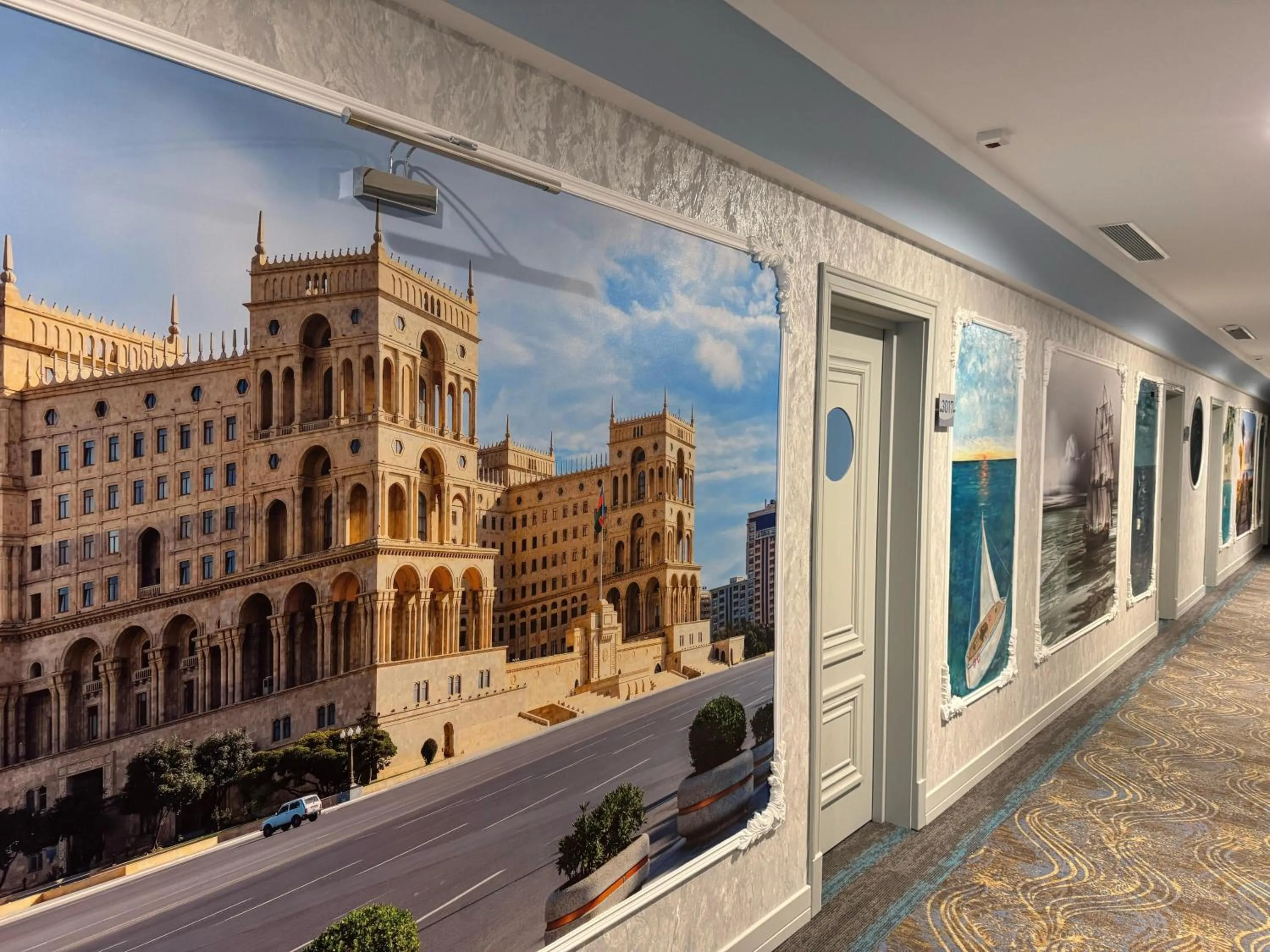 Lobby or reception in Titanik Baku