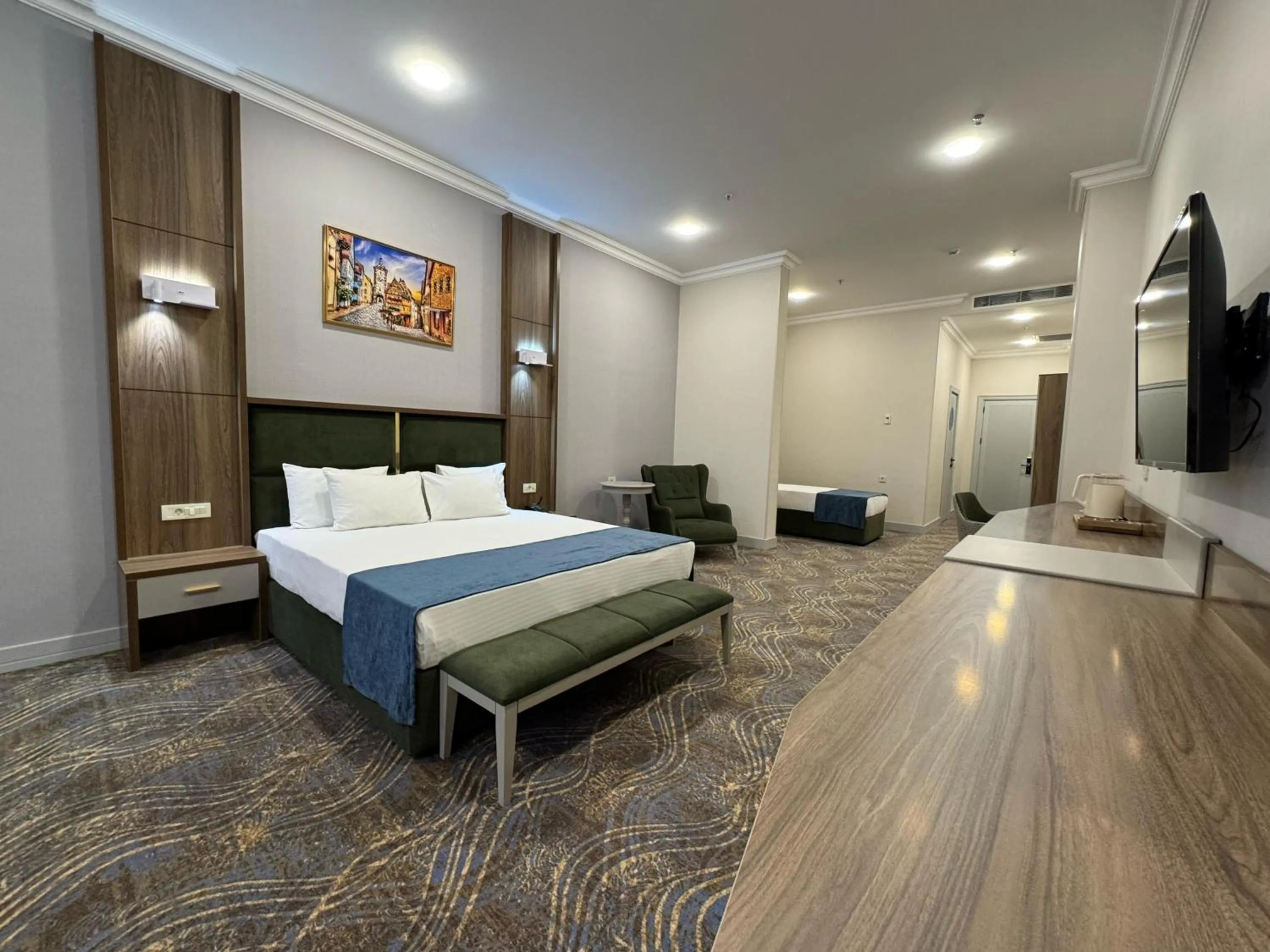 Photo of the whole room, Bed in Titanik Baku