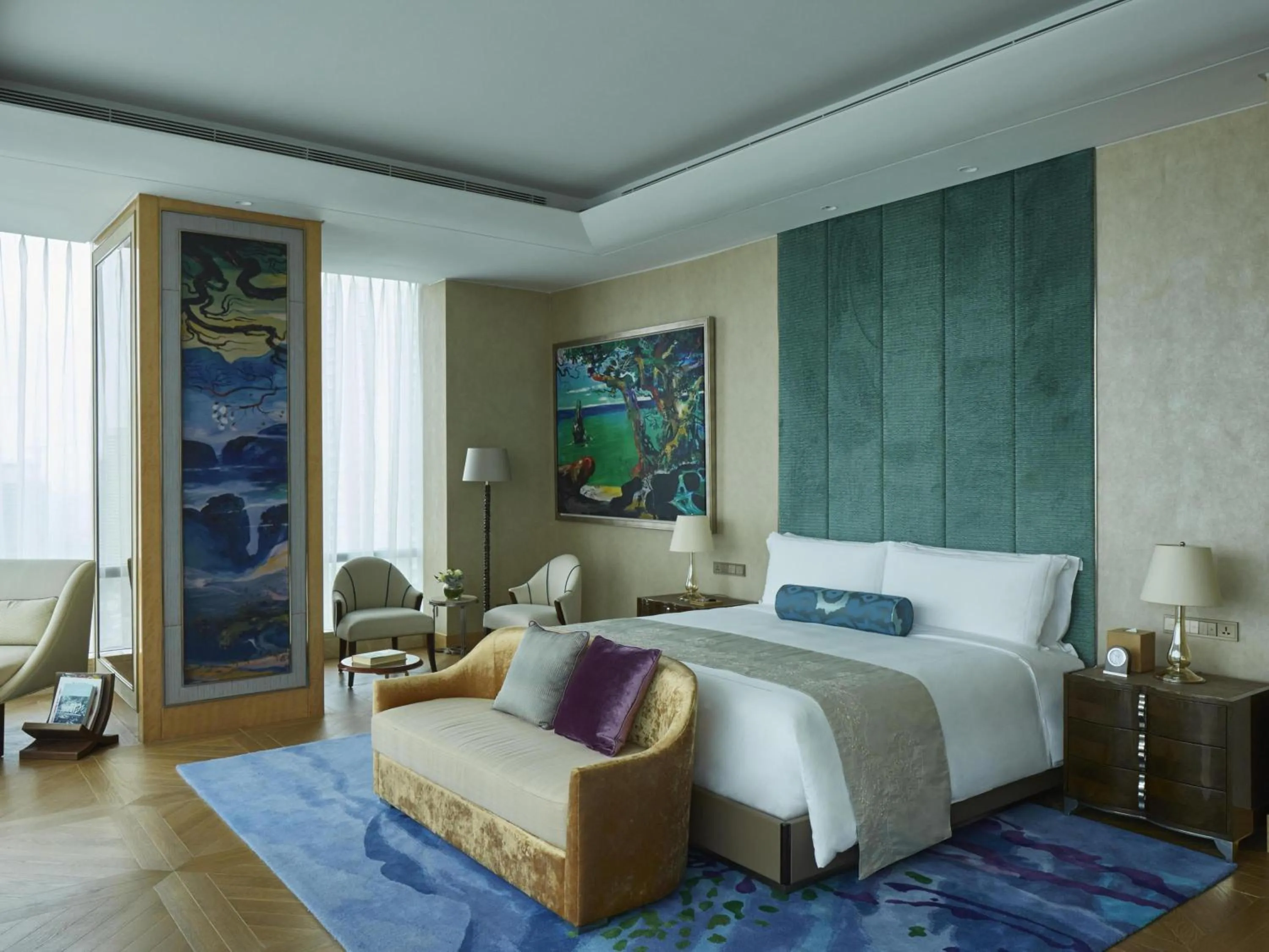 Bedroom, Bed in Raffles Jakarta