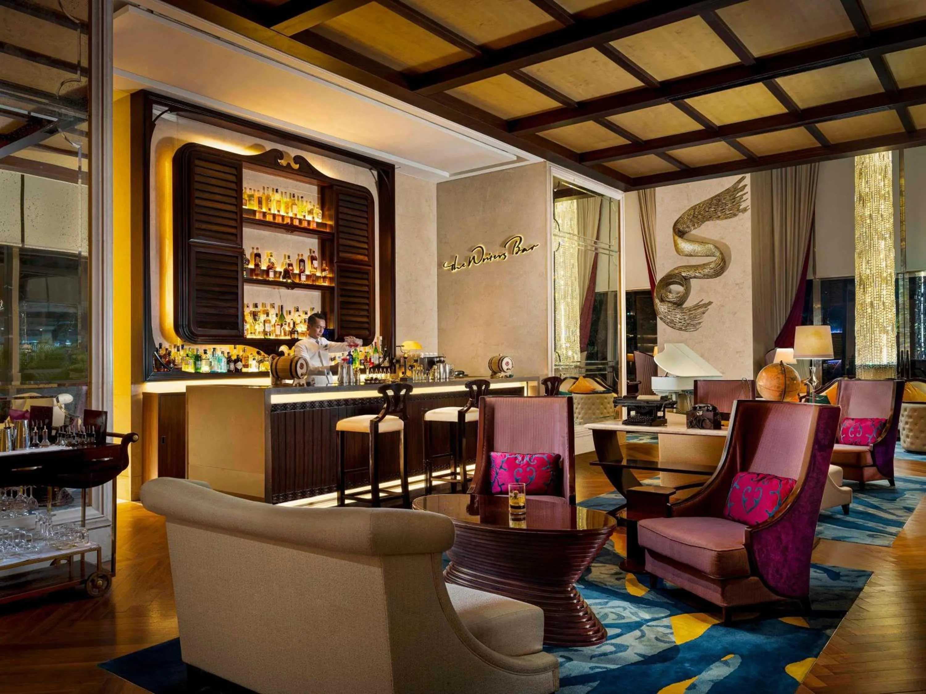Lounge or bar in Raffles Jakarta