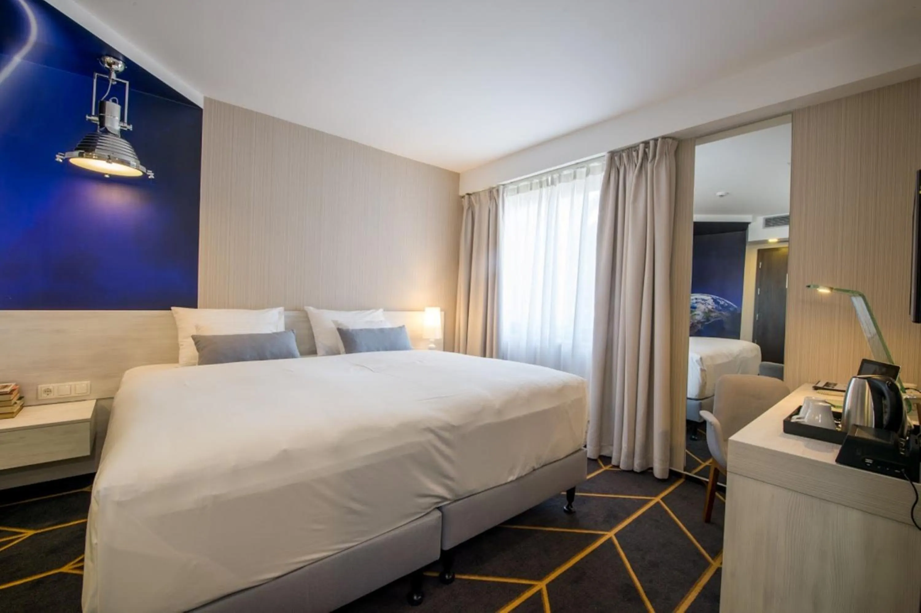 Bedroom, Bed in Science Hotel