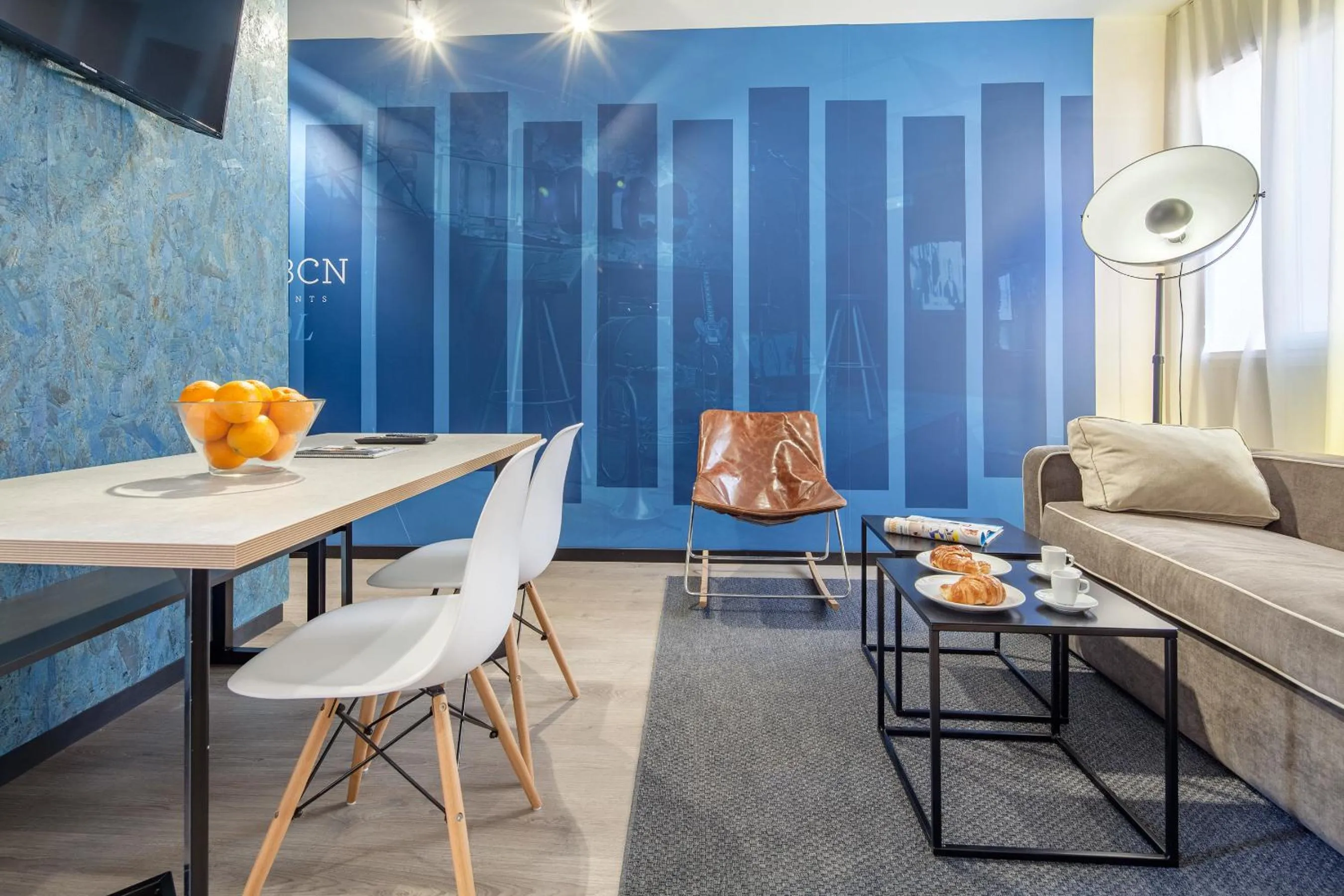 Living room in Habitat Apartments Cool Jazz