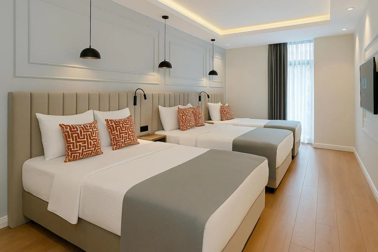 Bed in Center Port Hotel Karaköy