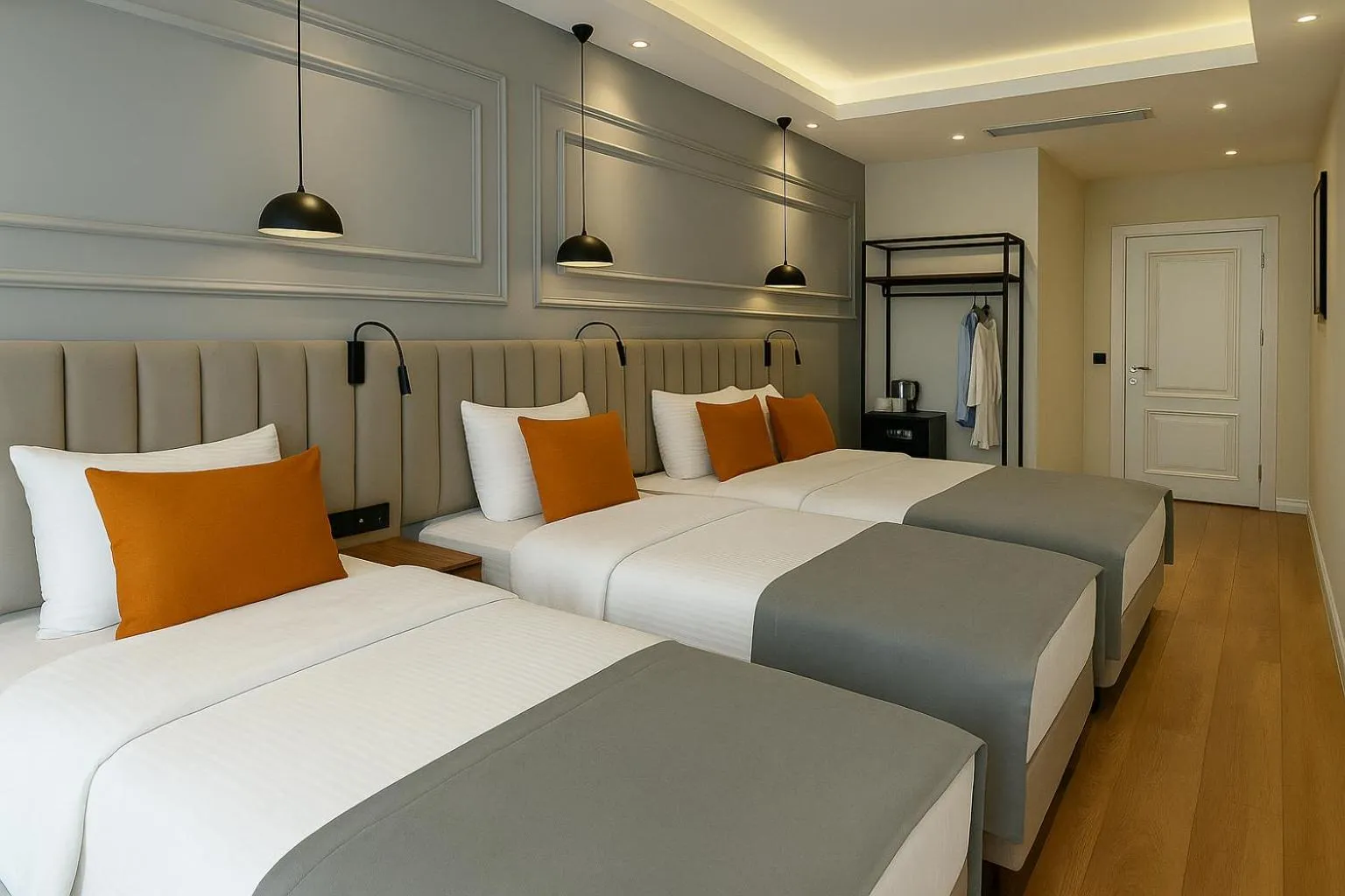 Bed in Center Port Hotel Karaköy