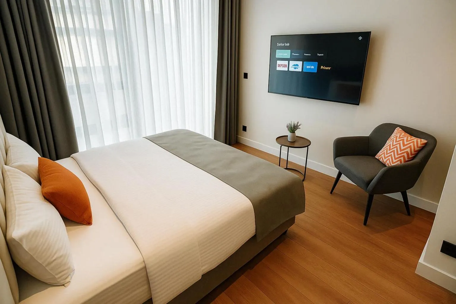 Bed in Center Port Hotel Karaköy