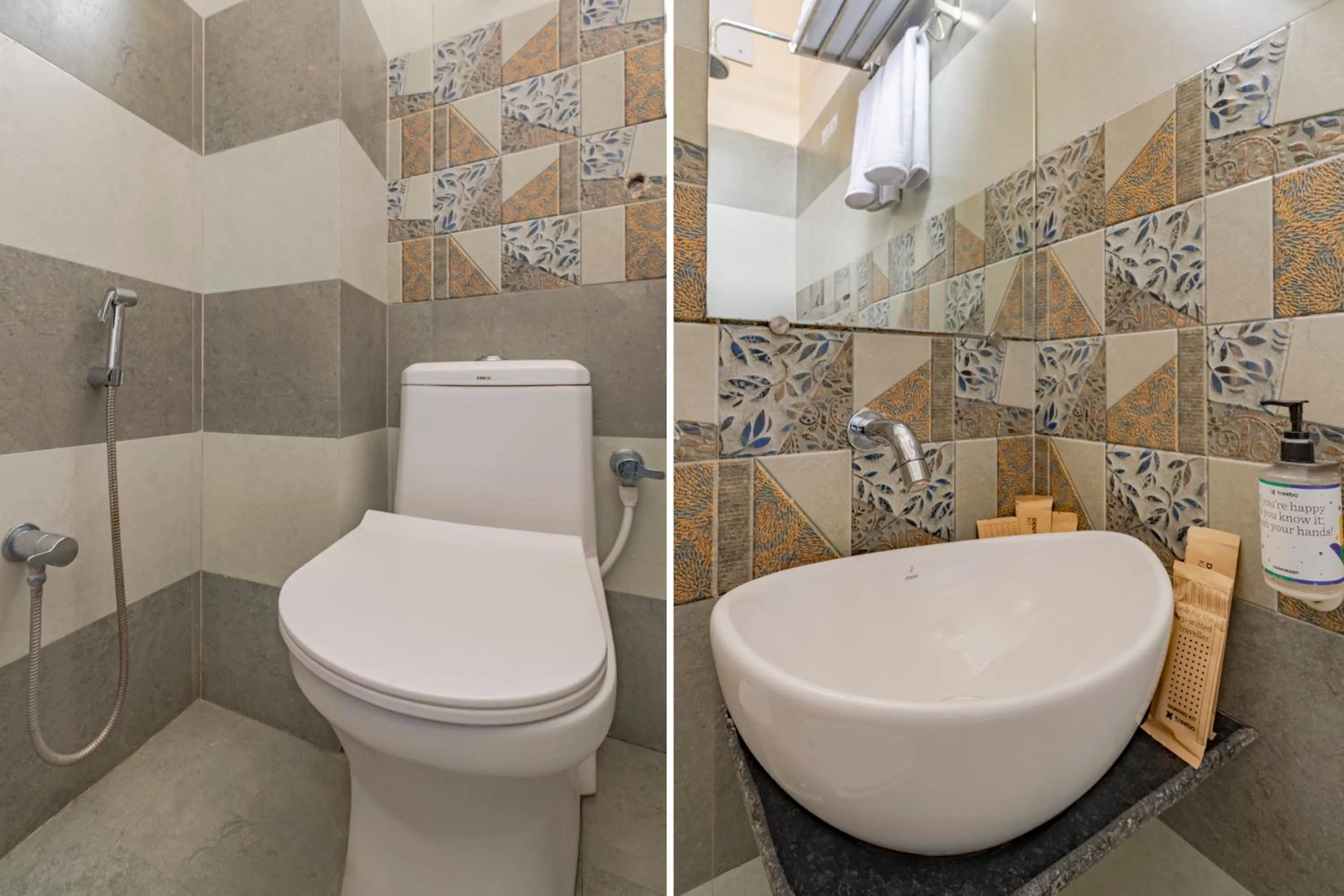 Bathroom in Treebo Raj Palace