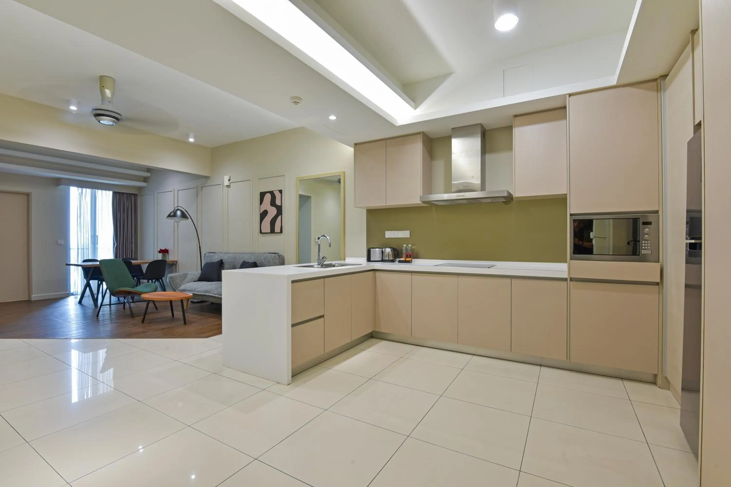 Kitchen or kitchenette in Sunday Hotel Near Petronas Twin Tower Formerly Suasana Suites