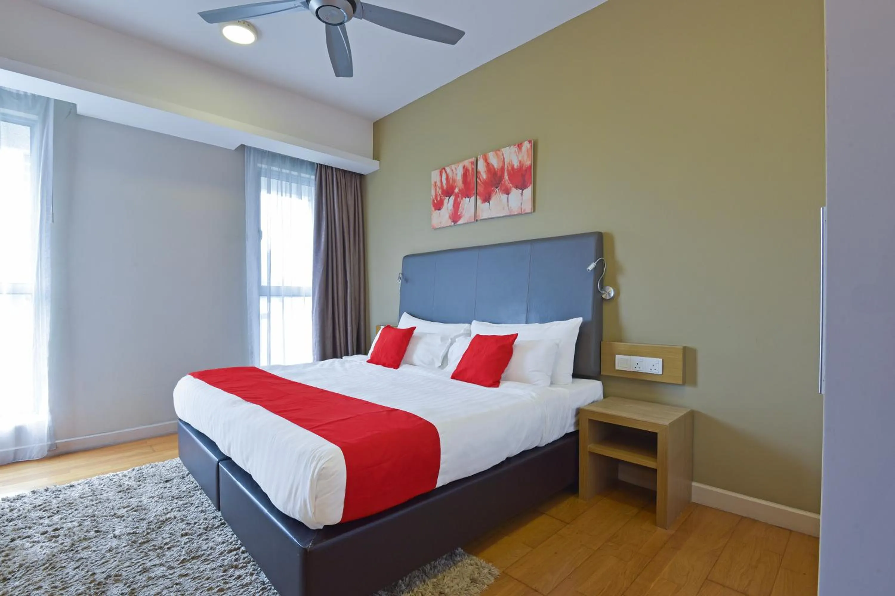 Bedroom, Bed in Sunday Hotel Near Petronas Twin Tower Formerly Suasana Suites