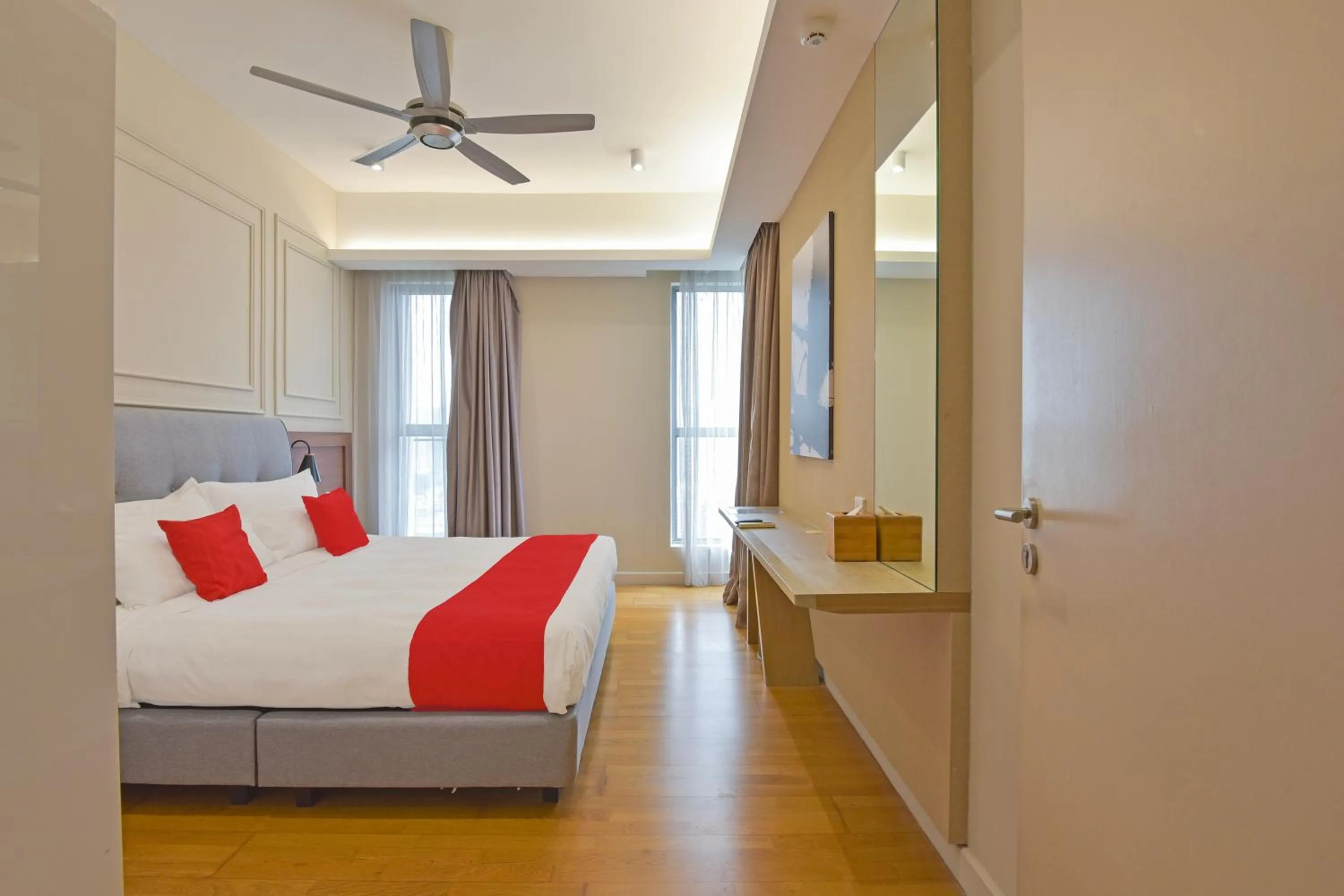 Bedroom, Bed in Sunday Hotel Near Petronas Twin Tower Formerly Suasana Suites