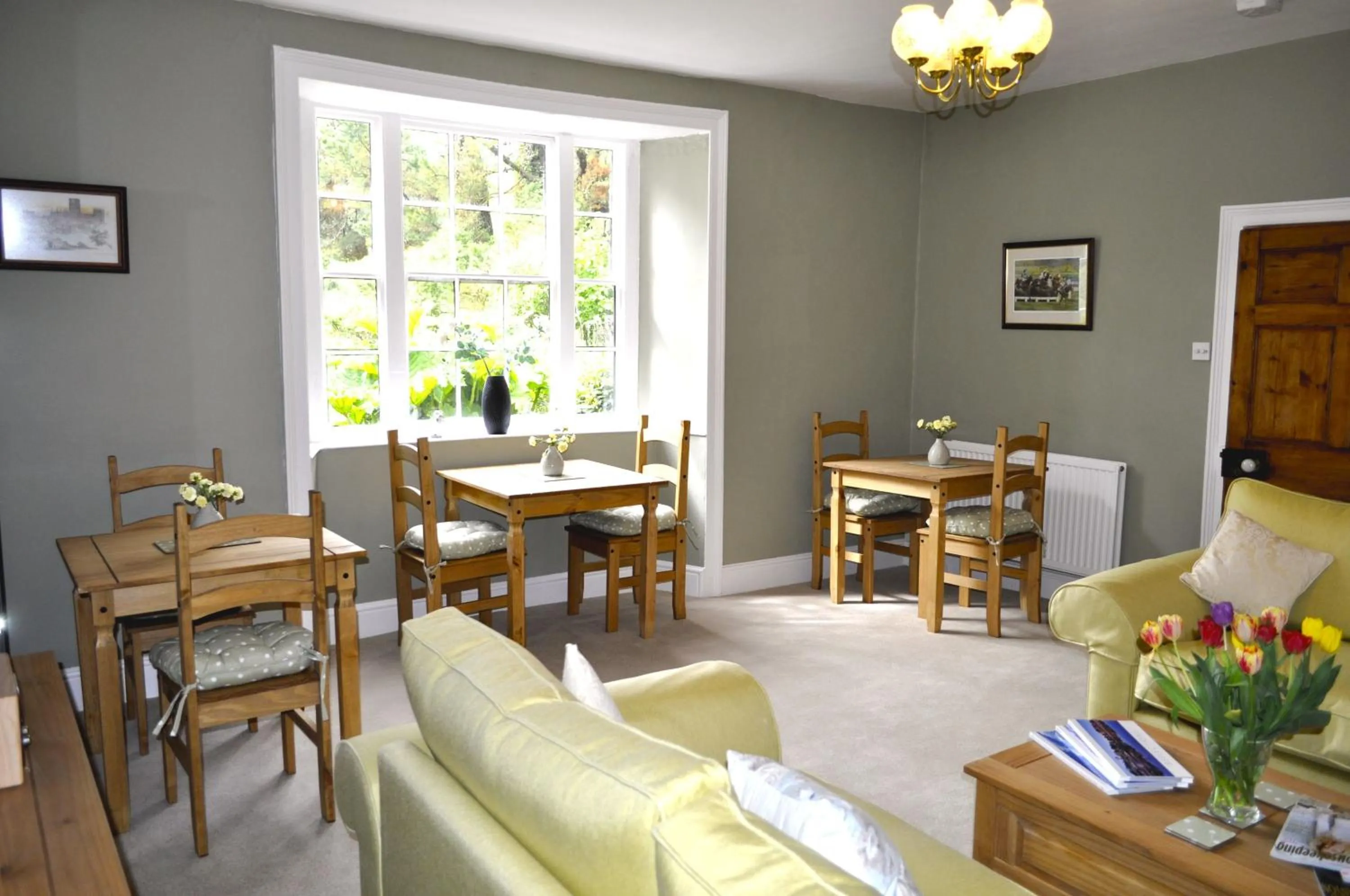 Dining area in Dunster Mill House