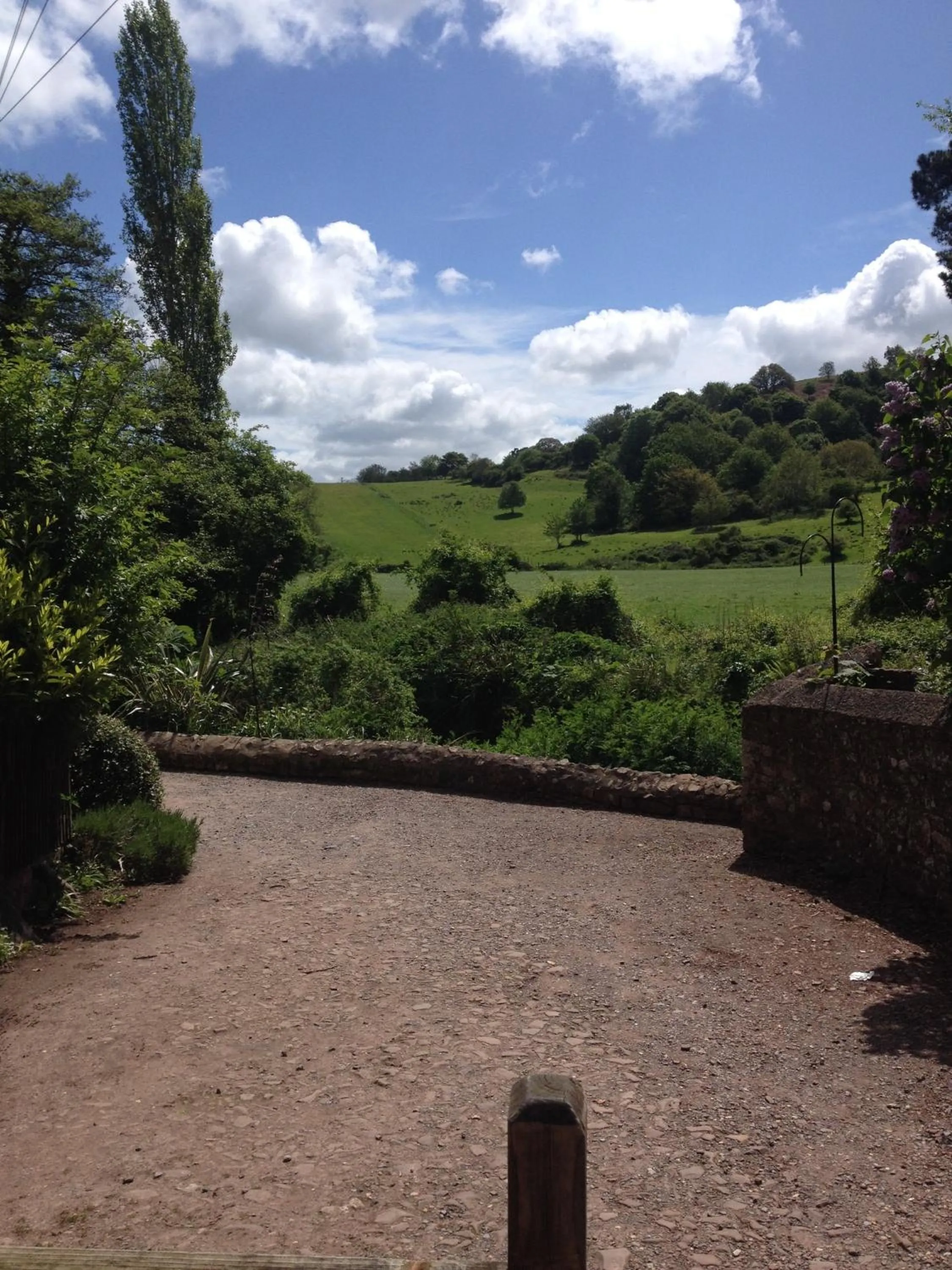 River view in Dunster Mill House