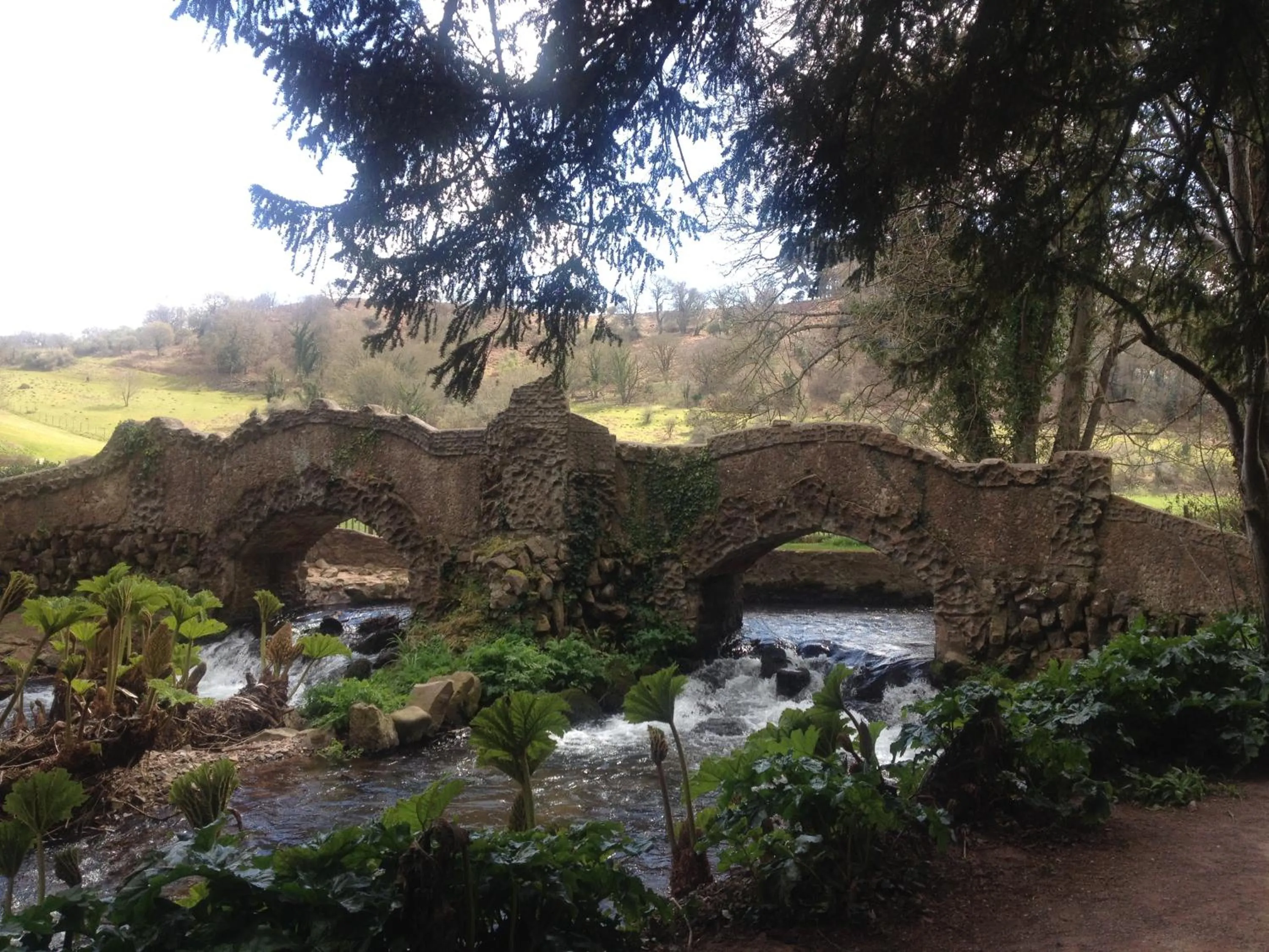 Landmark view in Dunster Mill House