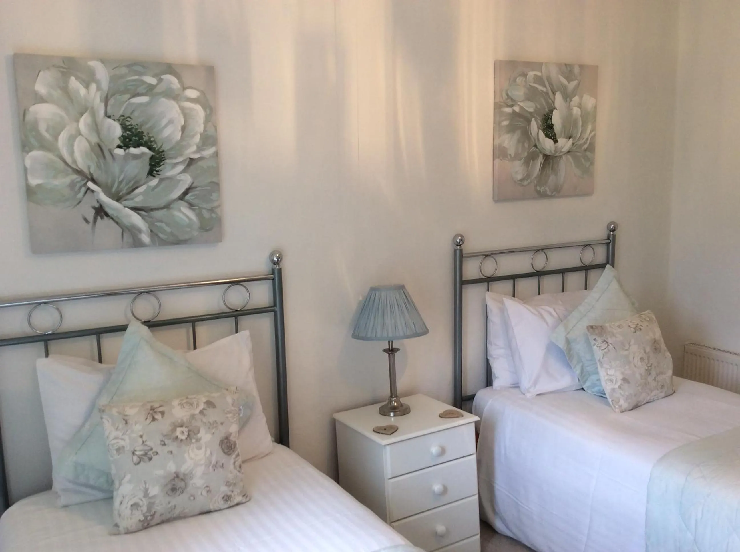 Bed in Dunster Mill House