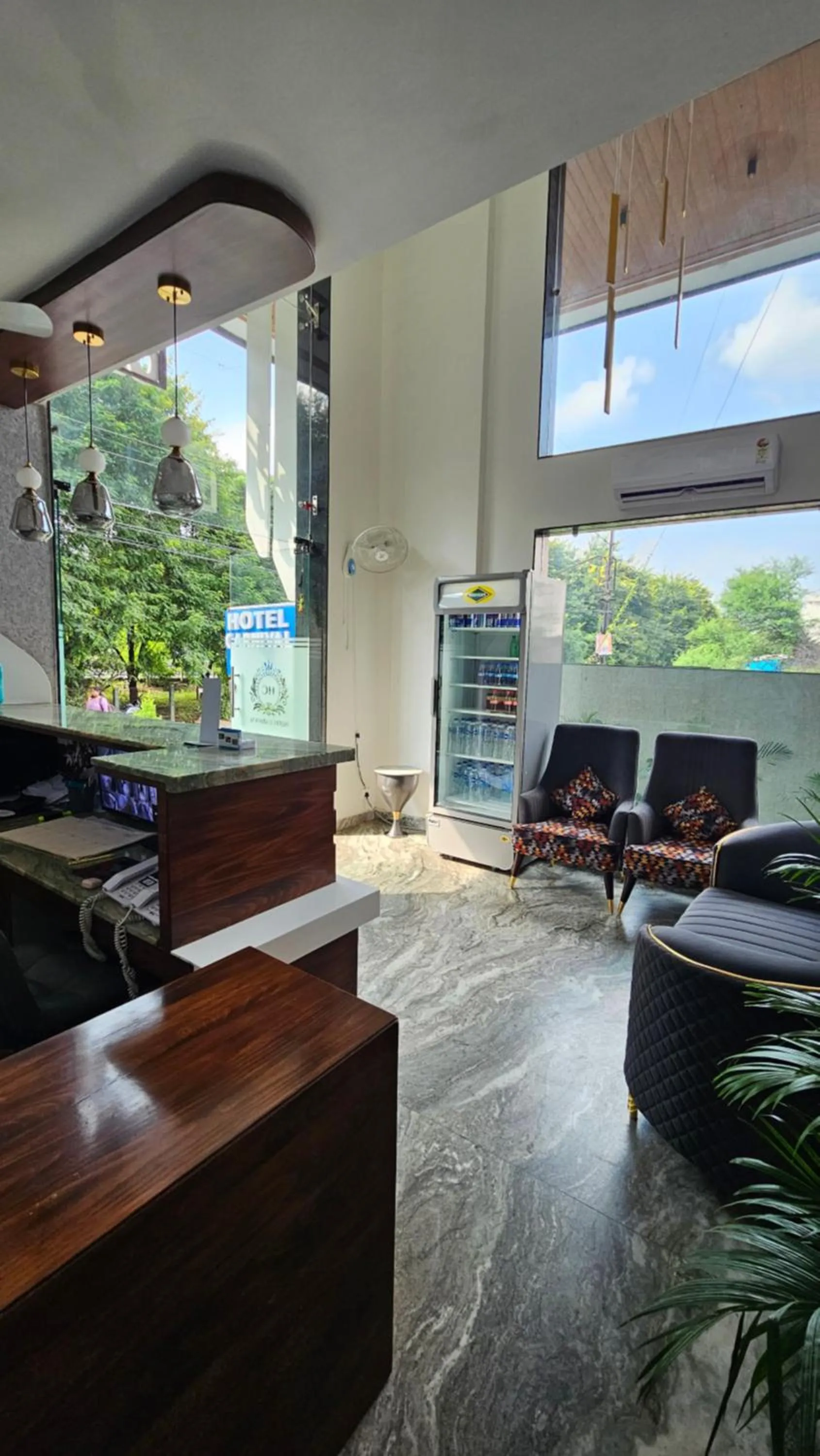 Lobby or reception in Hotel Carnival , Vijay Nagar Indore